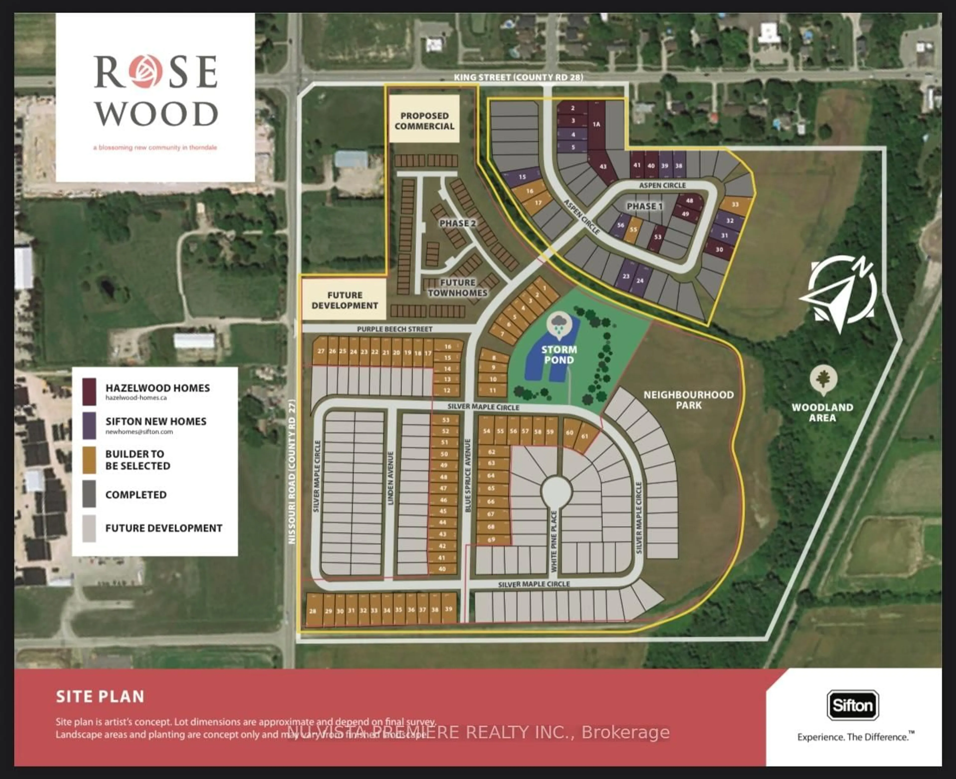 Picture of a map for LOT 19 PURPLE BEECH St, Thames Centre Ontario N0M 2P0