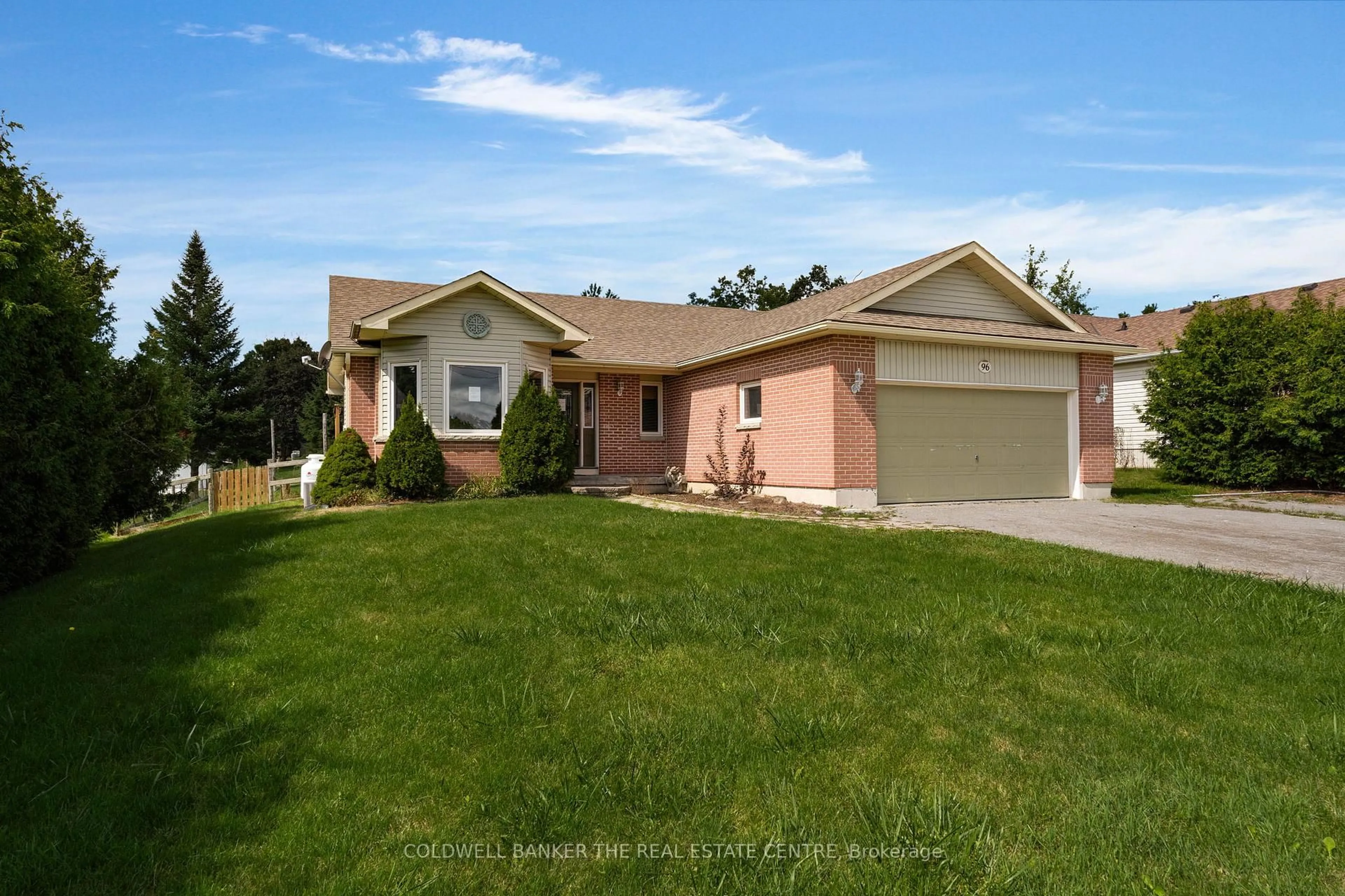 Home with vinyl exterior material, street for 96 Elm St, Kawartha Lakes Ontario K0M 2T0
