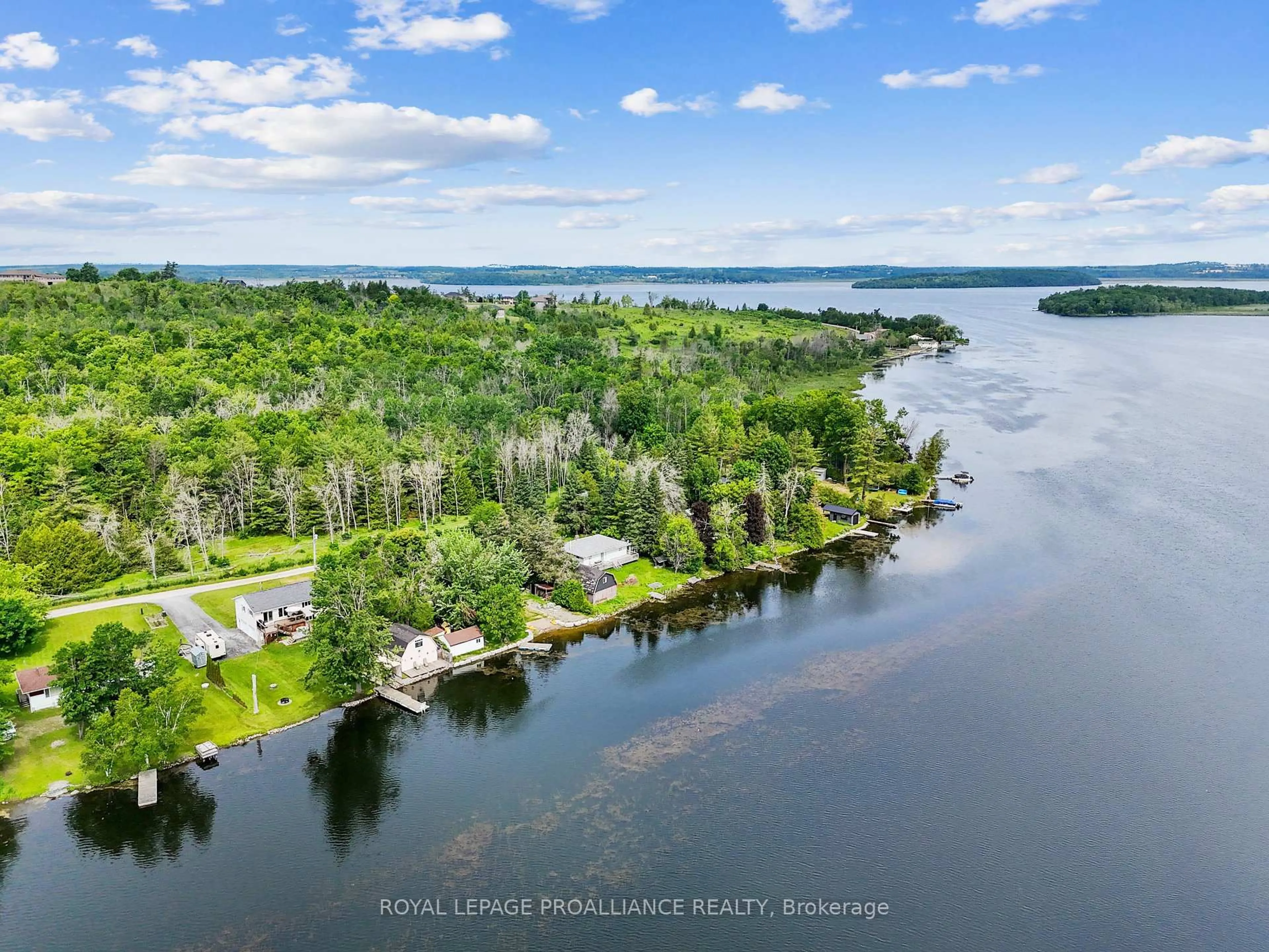 A pic from outside/outdoor area/front of a property/back of a property/a pic from drone, water/lake/river/ocean view for 190 Ingham Rd #8, Alnwick/Haldimand Ontario K0K 2X0