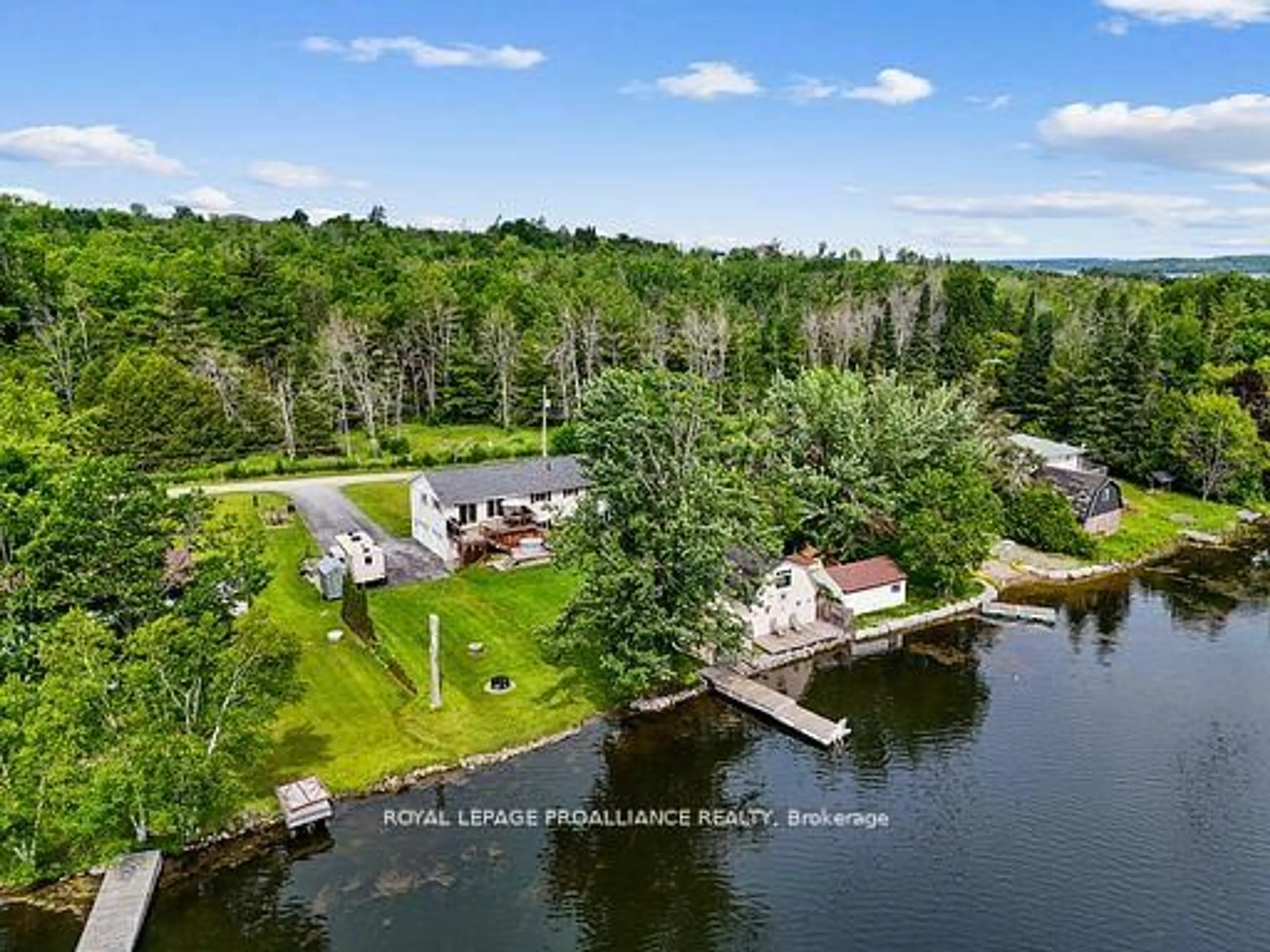A pic from outside/outdoor area/front of a property/back of a property/a pic from drone, water/lake/river/ocean view for 190 Ingham Rd #8, Alnwick/Haldimand Ontario K0K 2X0