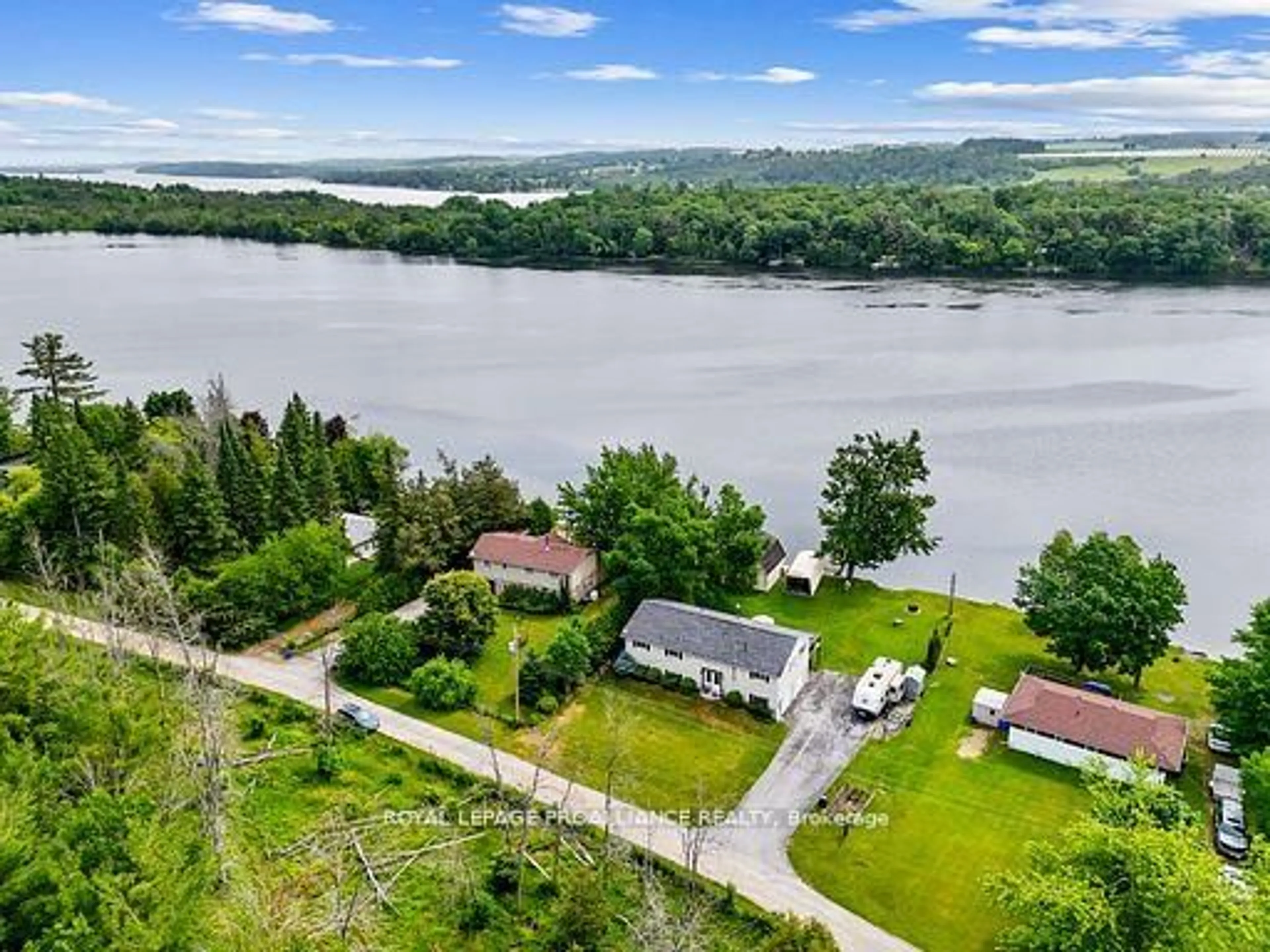 A pic from outside/outdoor area/front of a property/back of a property/a pic from drone, water/lake/river/ocean view for 190 Ingham Rd #8, Alnwick/Haldimand Ontario K0K 2X0