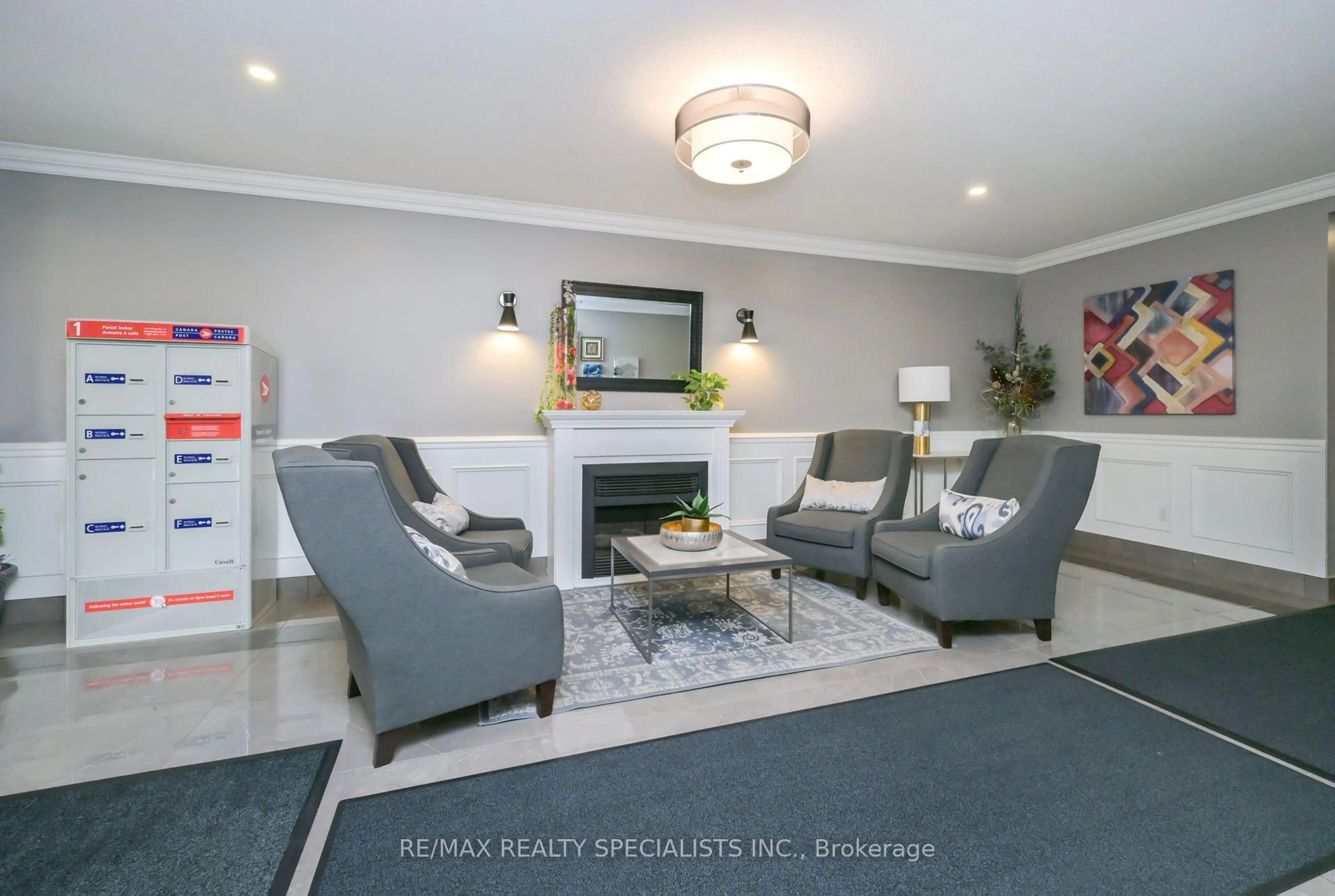 Living room with furniture, unknown for 60 Wyndham St #505, Guelph Ontario N1E 7H7