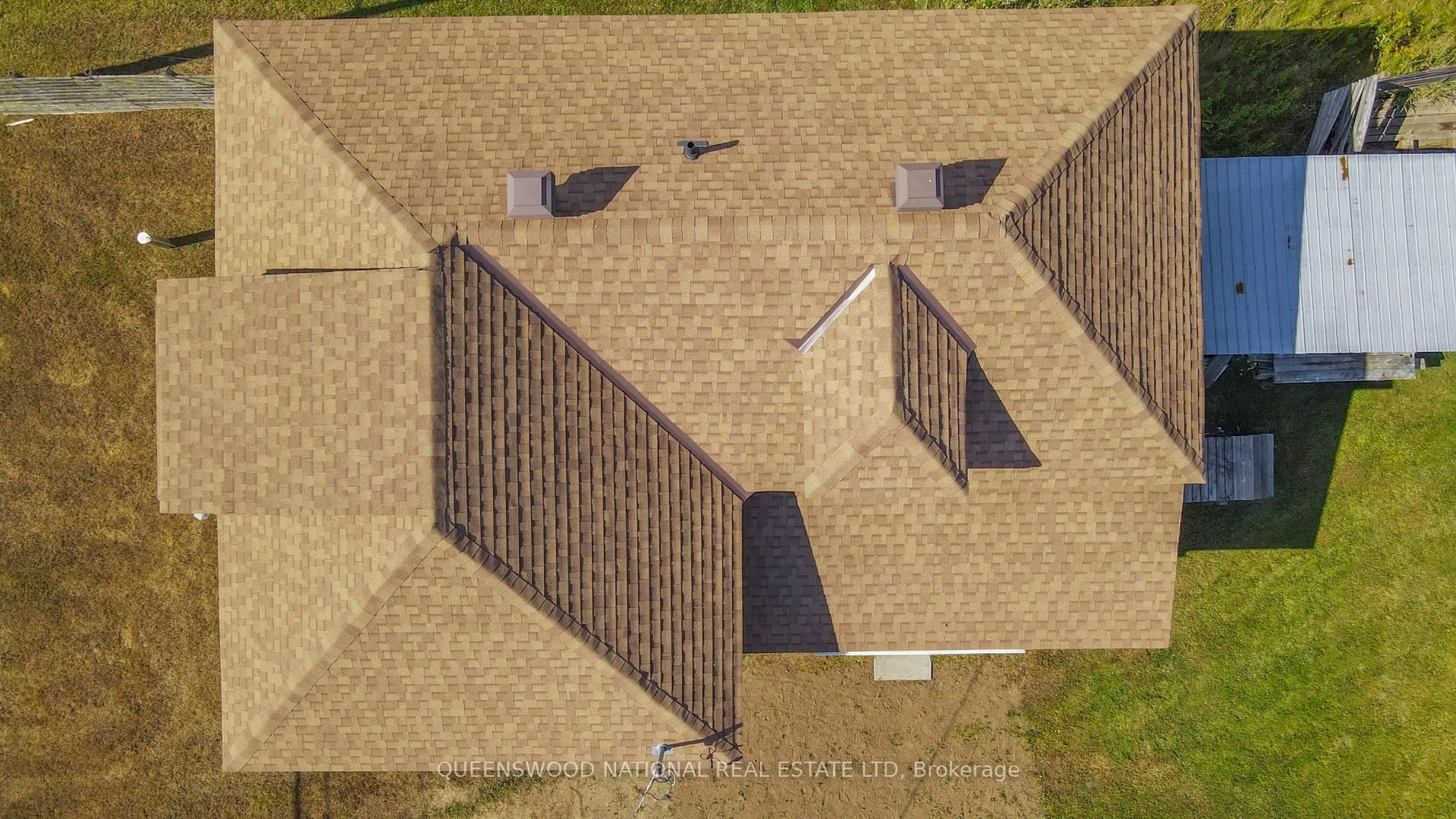 A pic from outside/outdoor area/front of a property/back of a property/a pic from drone, building for 84 Round Lake Rd, Killaloe Ontario K0J 2A0