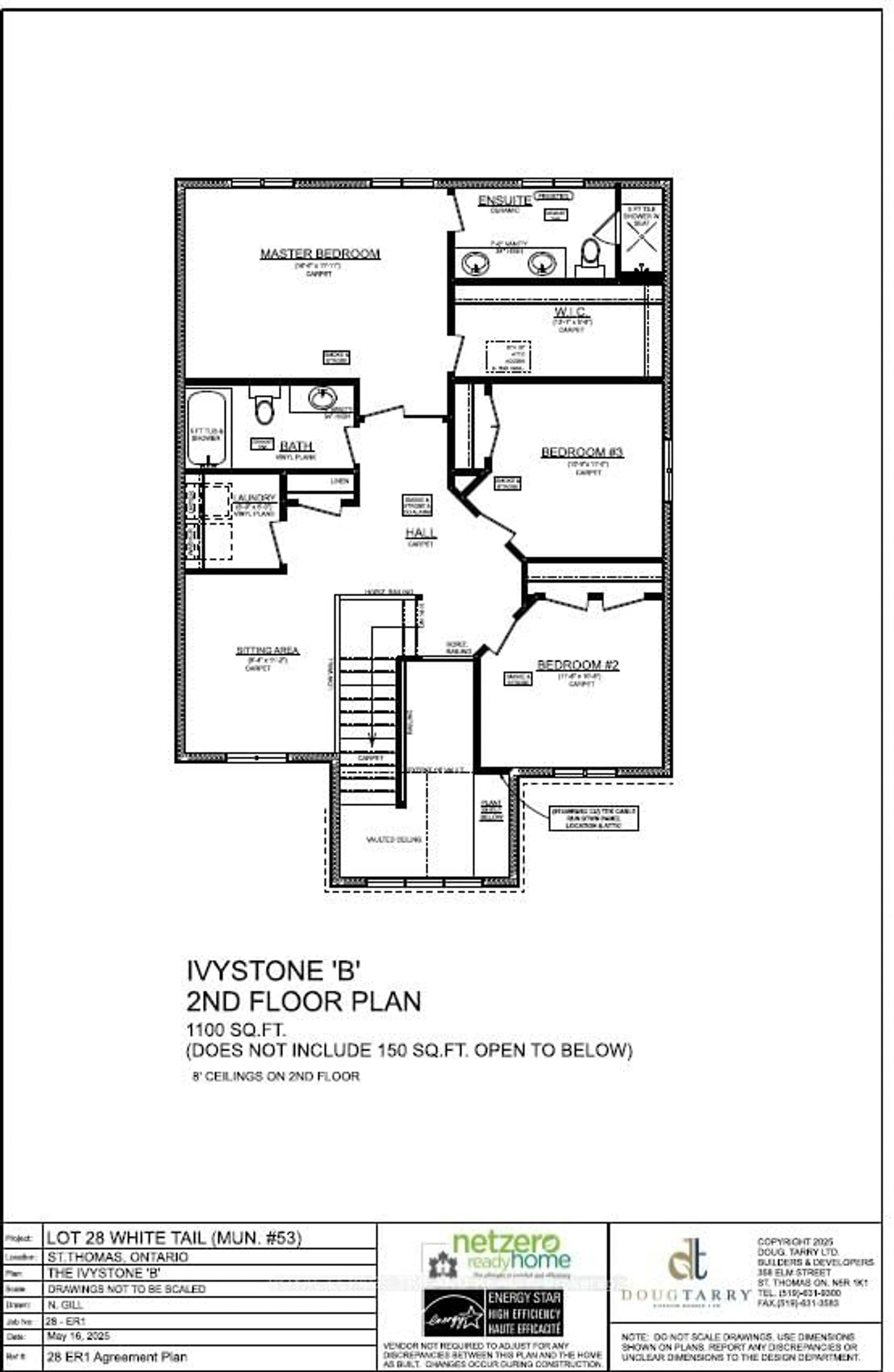 Floor plan for 53 WHITE TAIL Path, Central Elgin Ontario N5R 0M8