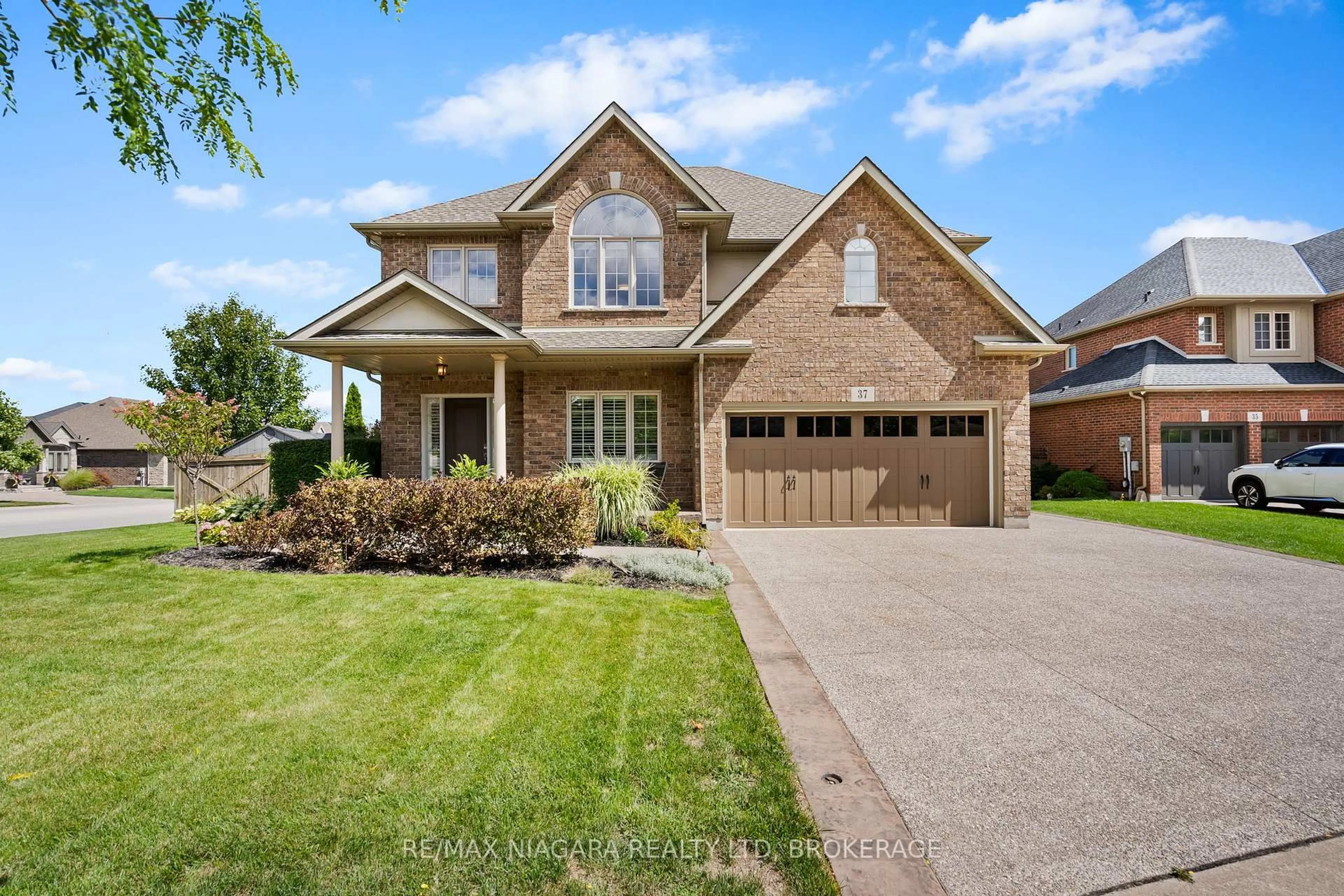 Home with brick exterior material, street for 37 Buckley Terr, Pelham Ontario L0S 1E5