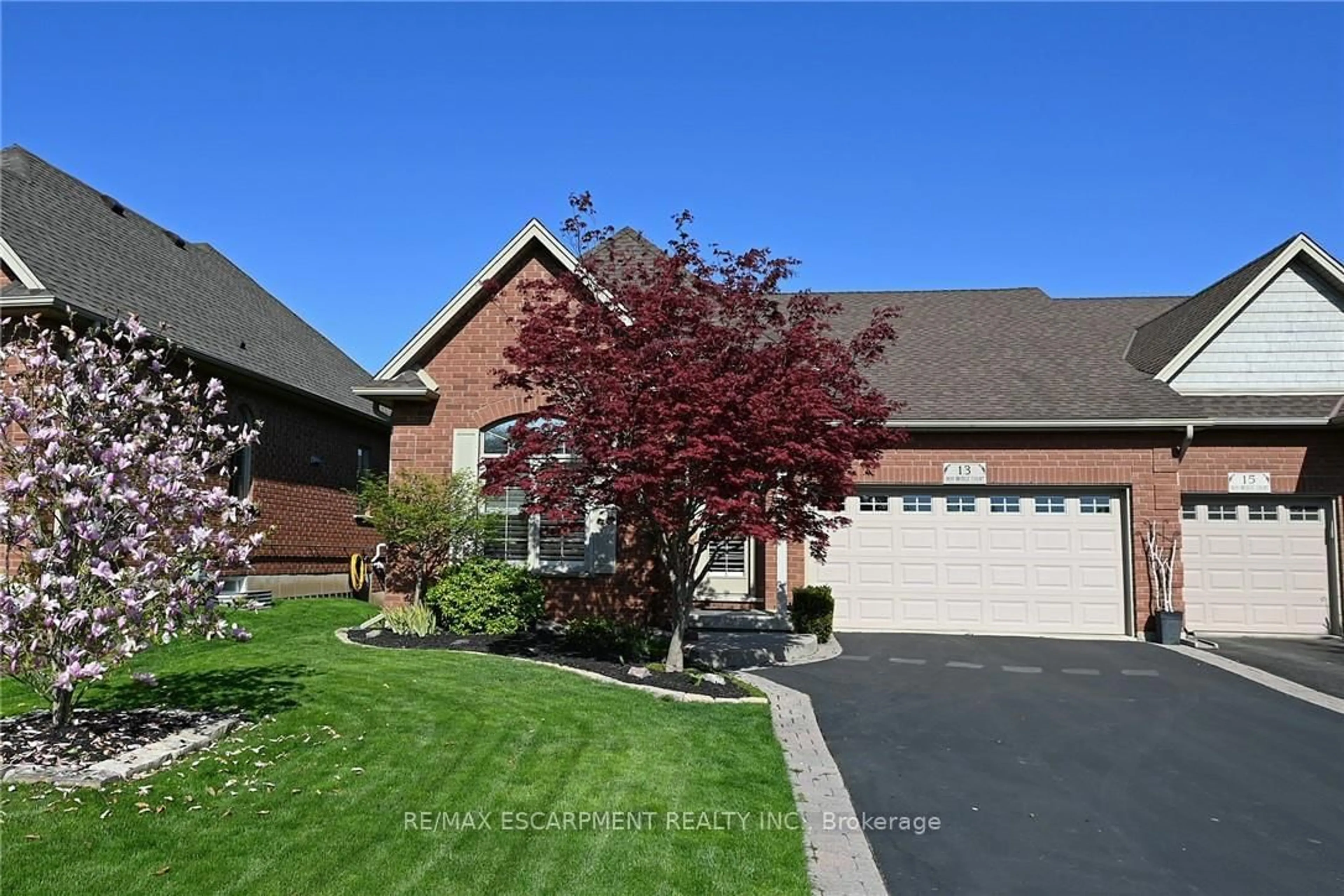 Home with brick exterior material, street for 13 Iron Bridge Crt, Haldimand Ontario N3W 0A4