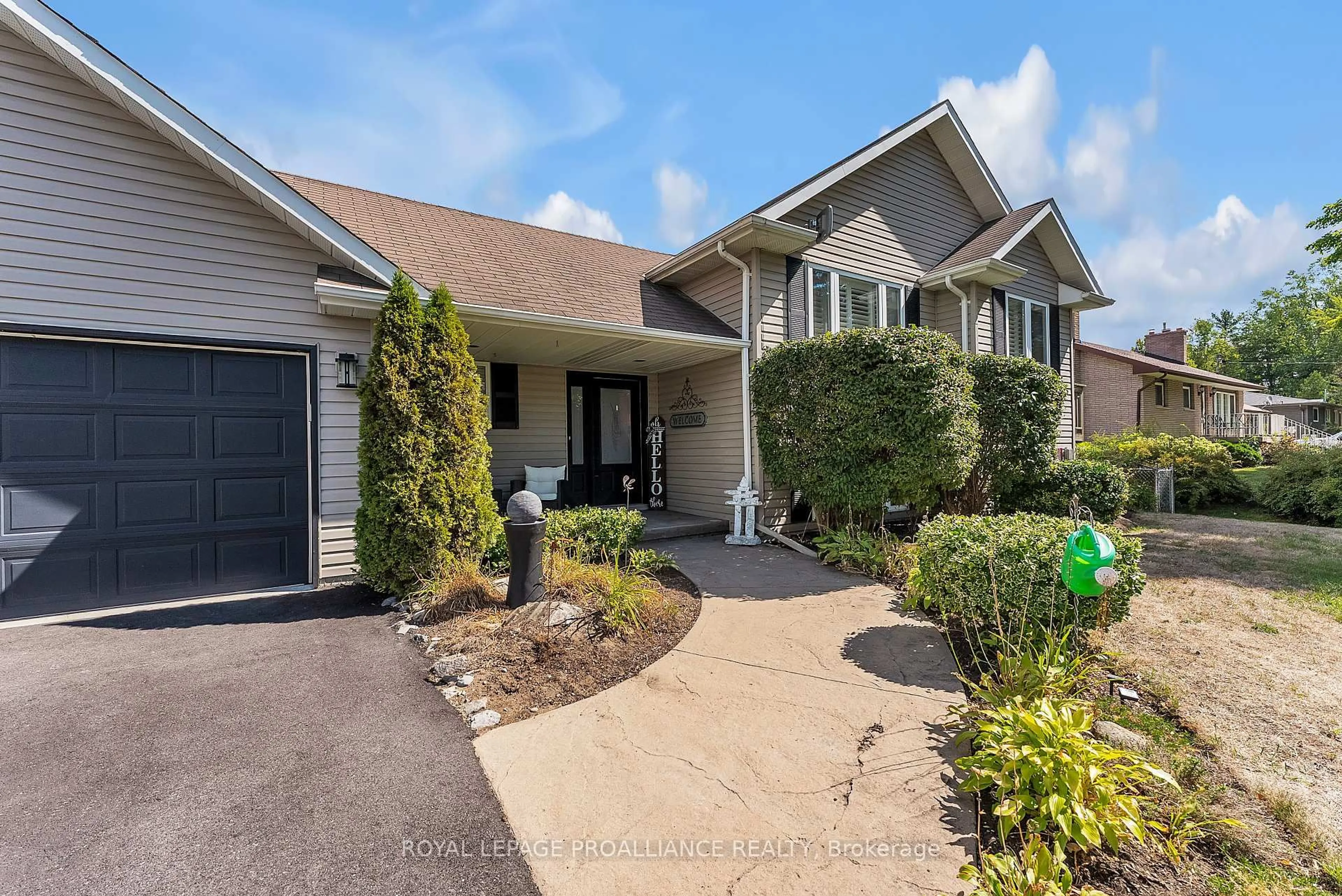 Home with vinyl exterior material, street for 21859 Loyalist Pkwy, Quinte West Ontario K0K 1L0