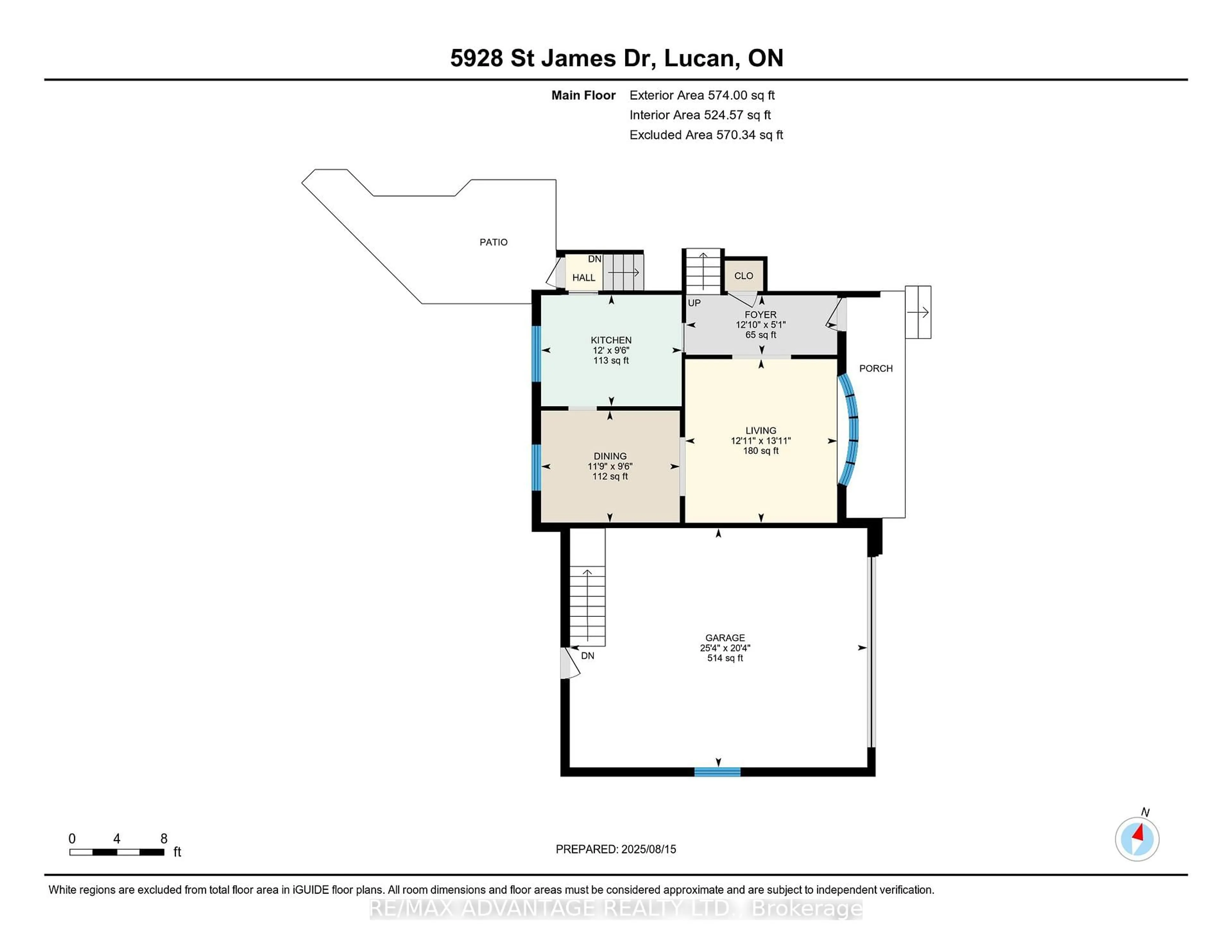 Floor plan for 5928 St. James Dr, Lucan Biddulph Ontario N0M 2J0