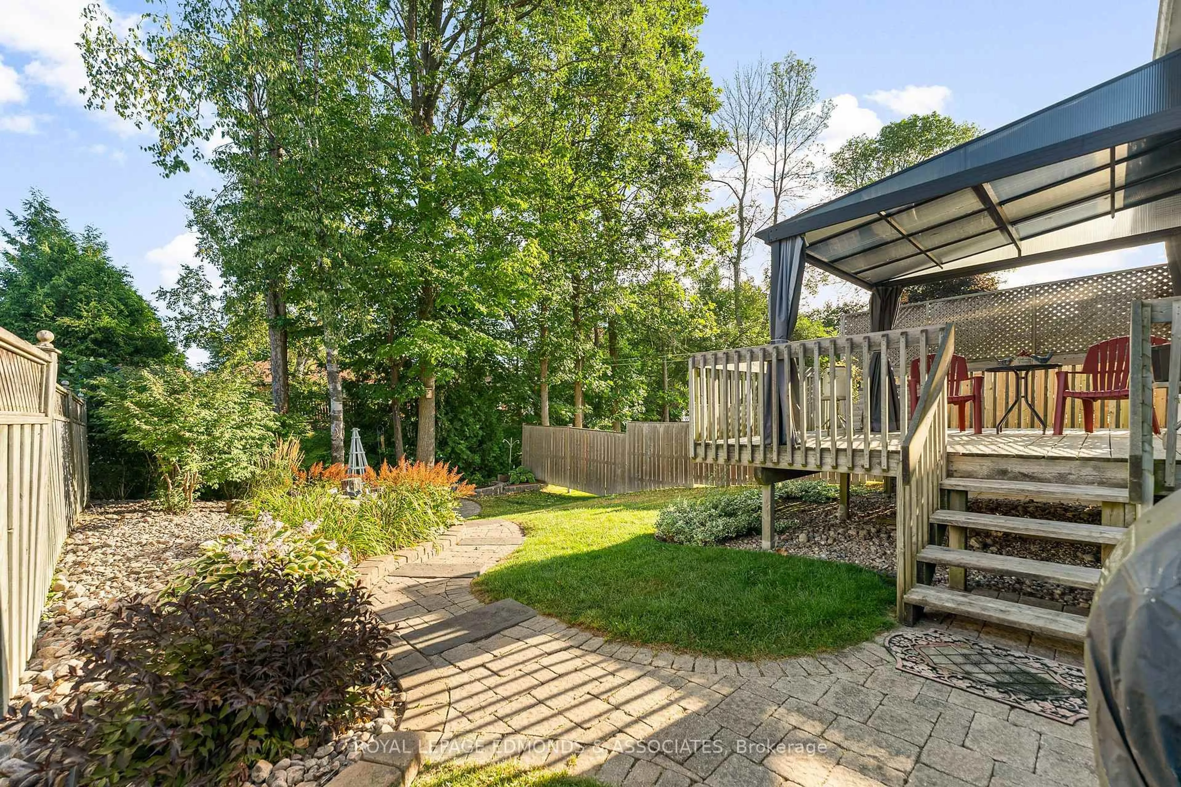 Patio, forest/trees view for 385 Morris St, Pembroke Ontario K8A 8P4