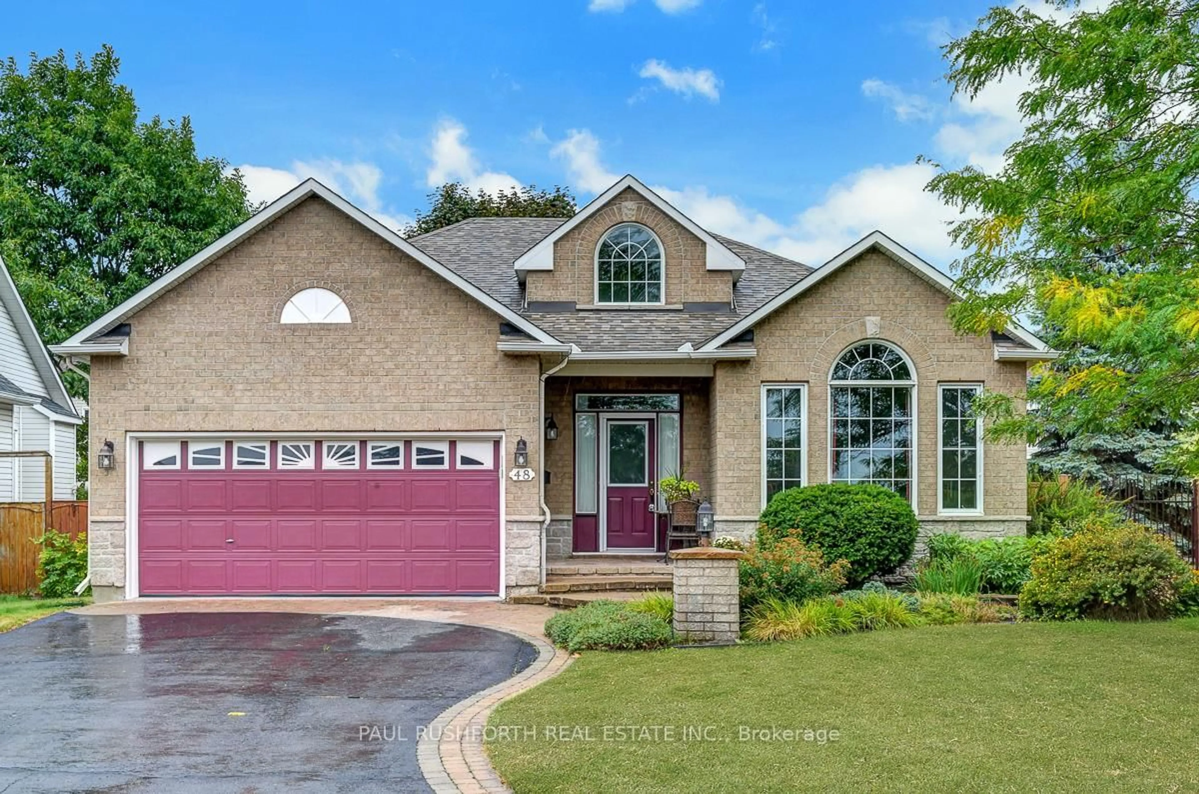 Home with brick exterior material, street for 48 Greenhaven Cres, Ottawa Ontario K2S 2A5