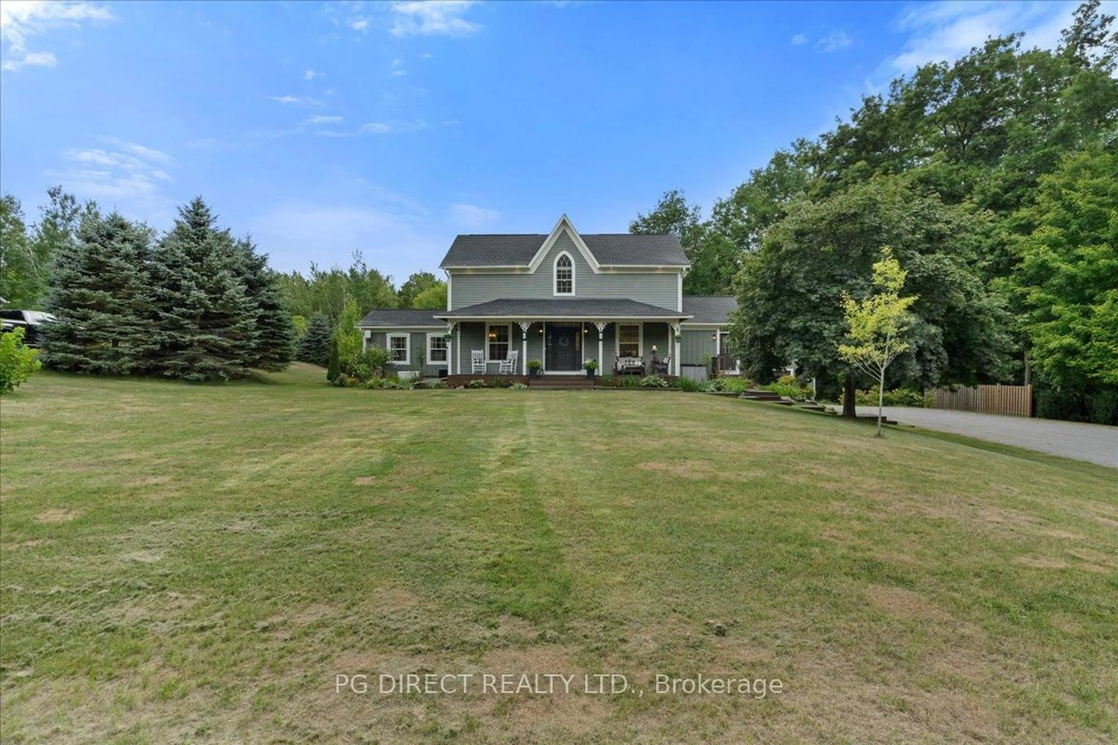A pic from outside/outdoor area/front of a property/back of a property/a pic from drone, unknown for 158 Day Rd, Alnwick/Haldimand Ontario K0K 1M0