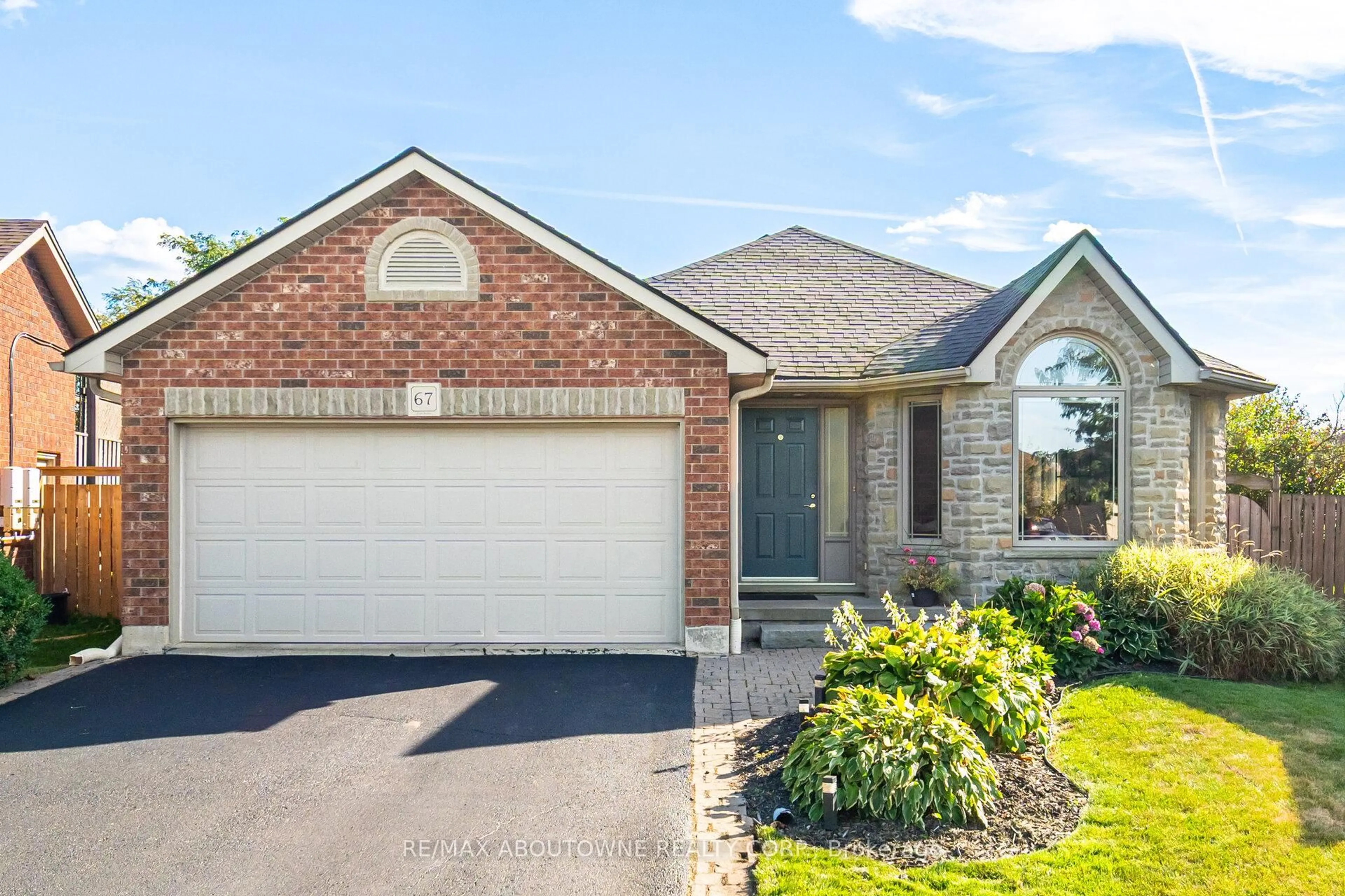 Home with brick exterior material, street for 67 Garner's Lane, Brantford Ontario N3T 6P5
