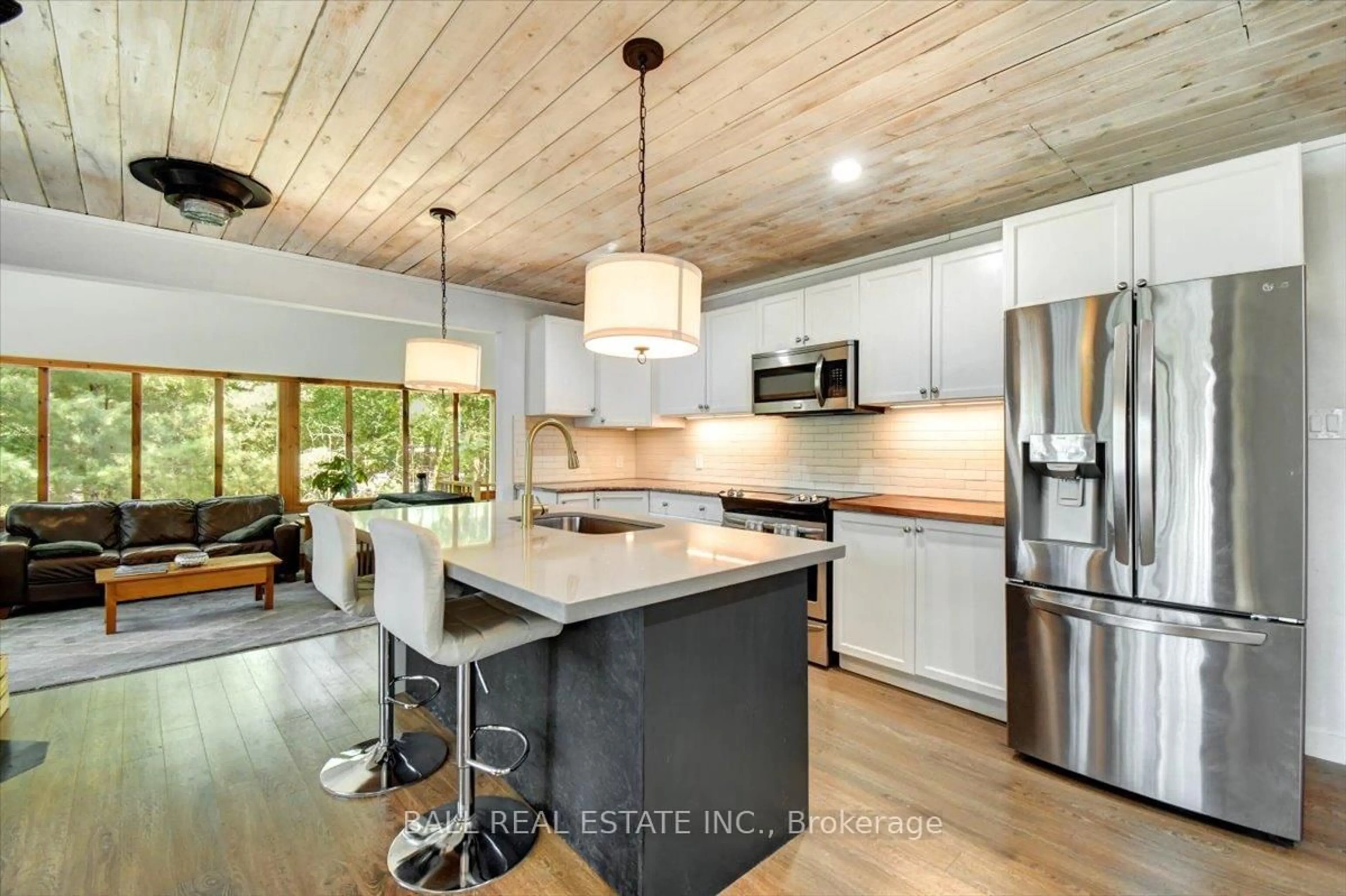 Open concept kitchen, unknown for 51 Lucerne Lake Dr, Faraday Ontario K0L 2L0
