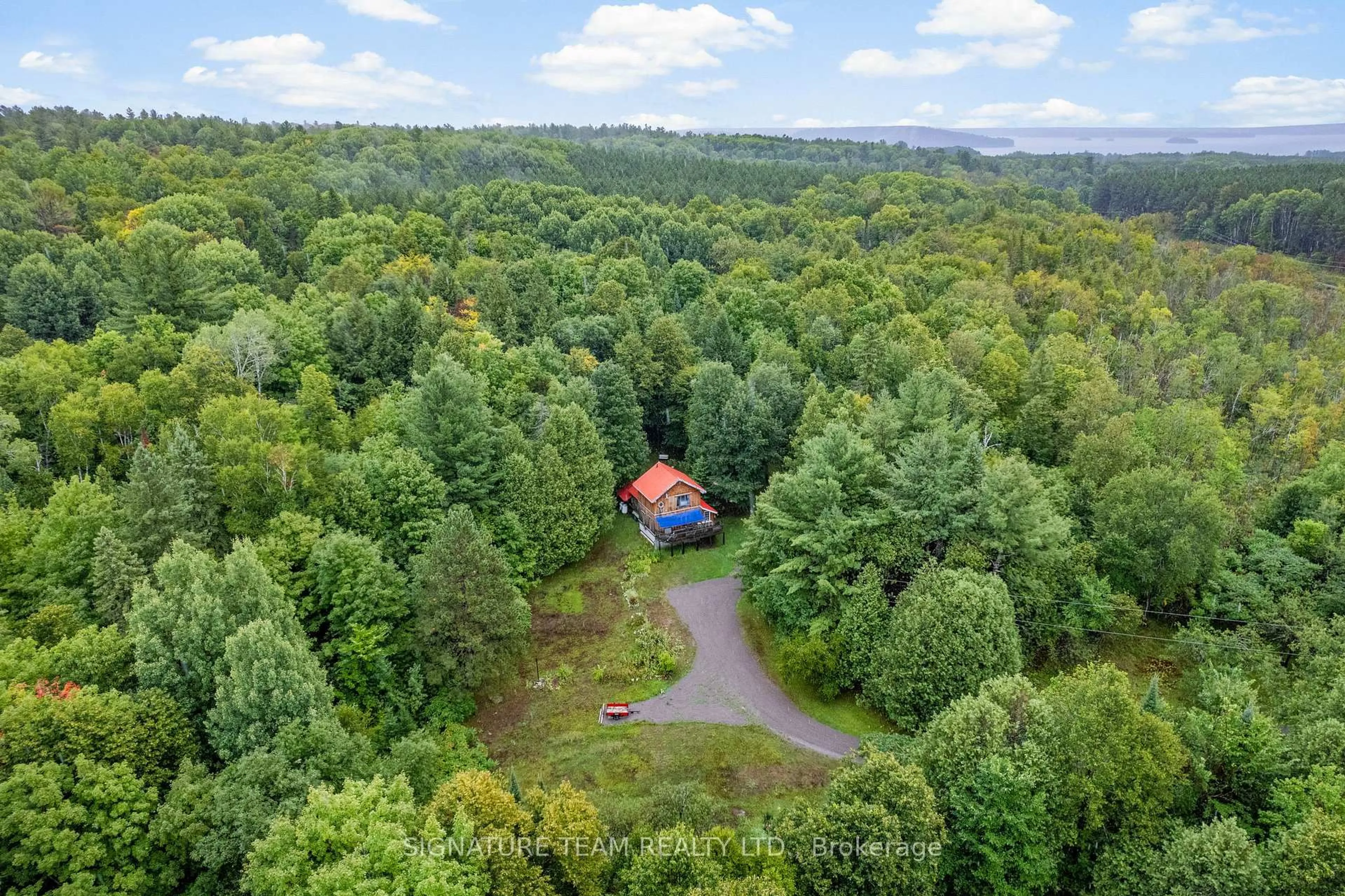 A pic from outside/outdoor area/front of a property/back of a property/a pic from drone, forest/trees view for 3360 Foymount Rd, Cormac Ontario K0J 1M0