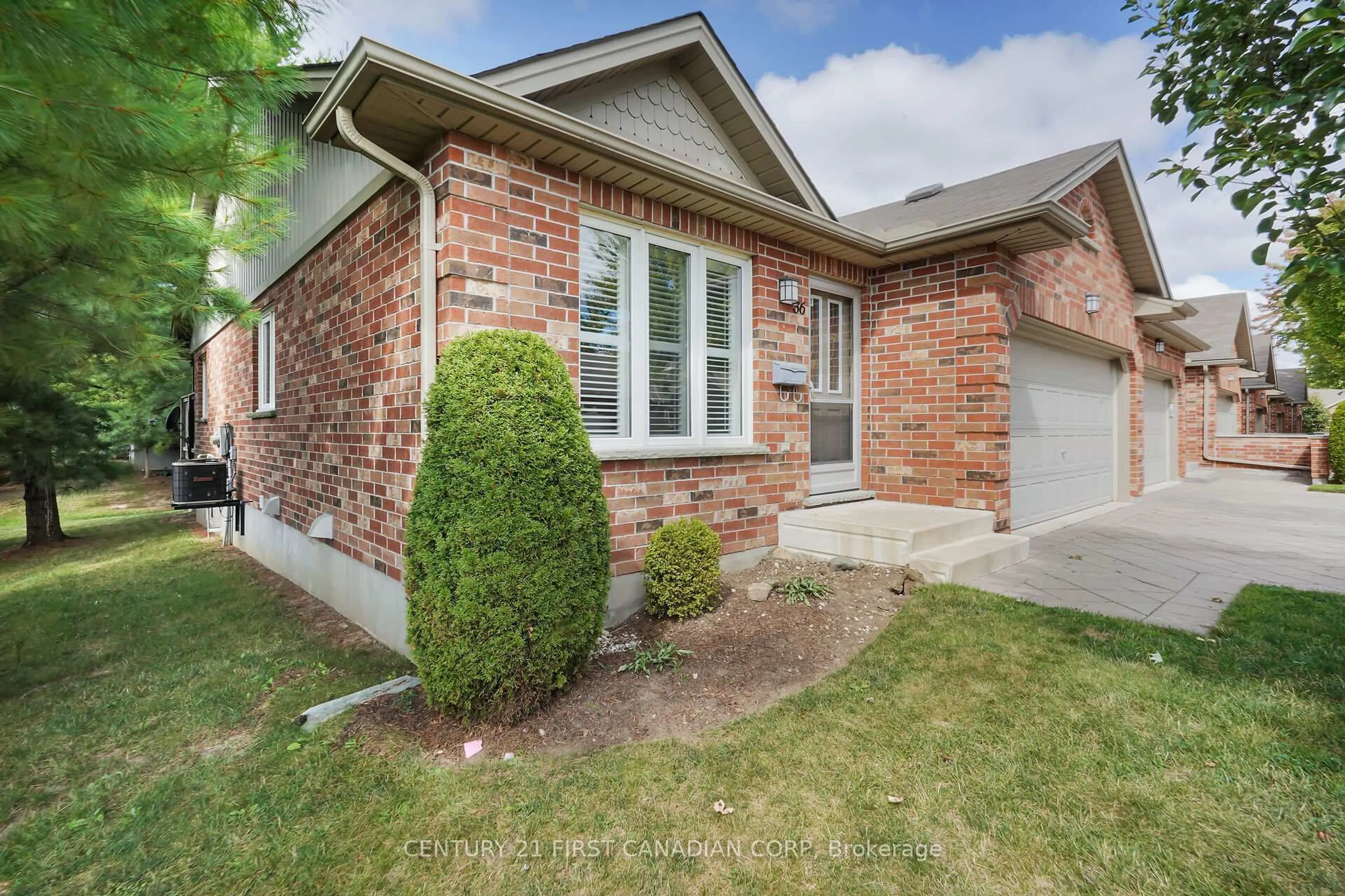 Home with brick exterior material, street for 43 Capulet Walk #36, London North Ontario N6H 5V5