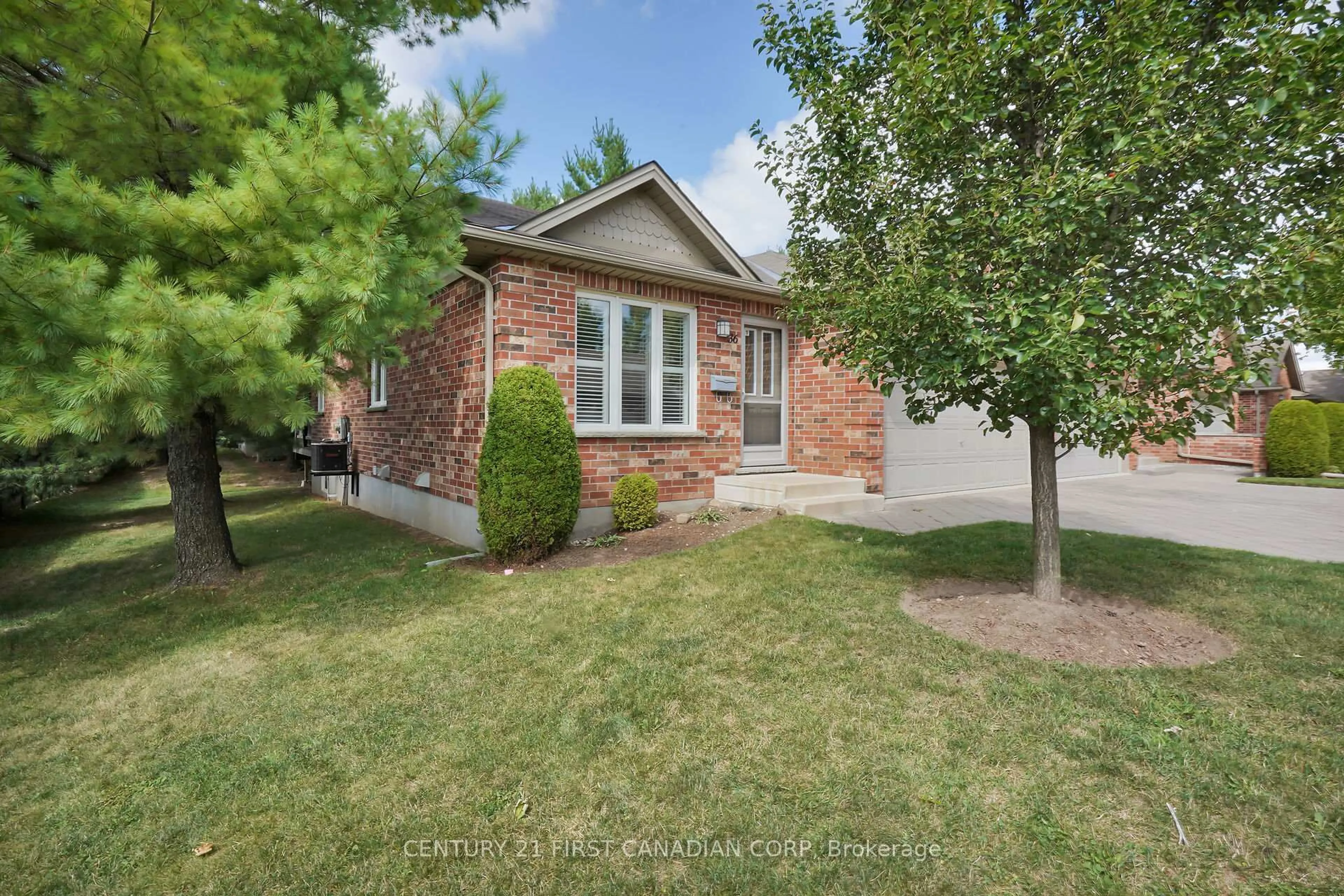 Home with brick exterior material, street for 43 Capulet Walk #36, London North Ontario N6H 5V5