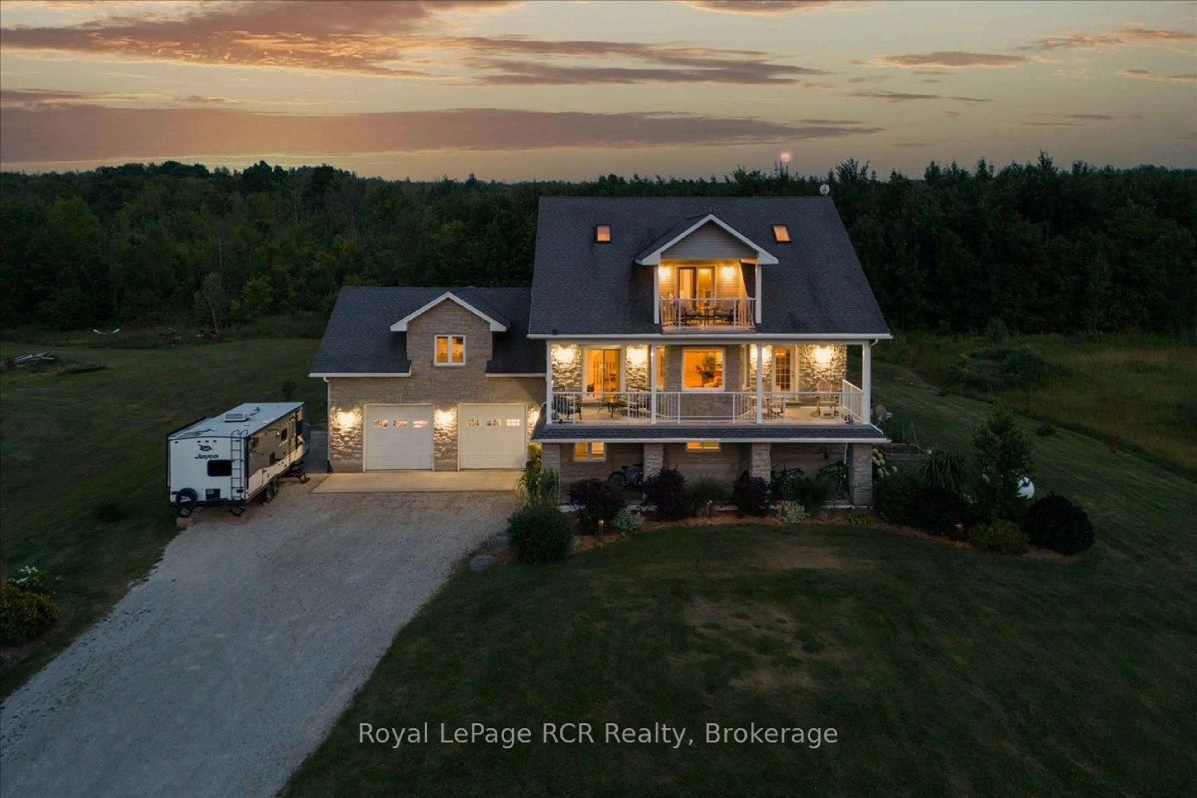 A pic from outside/outdoor area/front of a property/back of a property/a pic from drone, unknown for 350281 Concession A, Meaford Ontario N0H 1B0