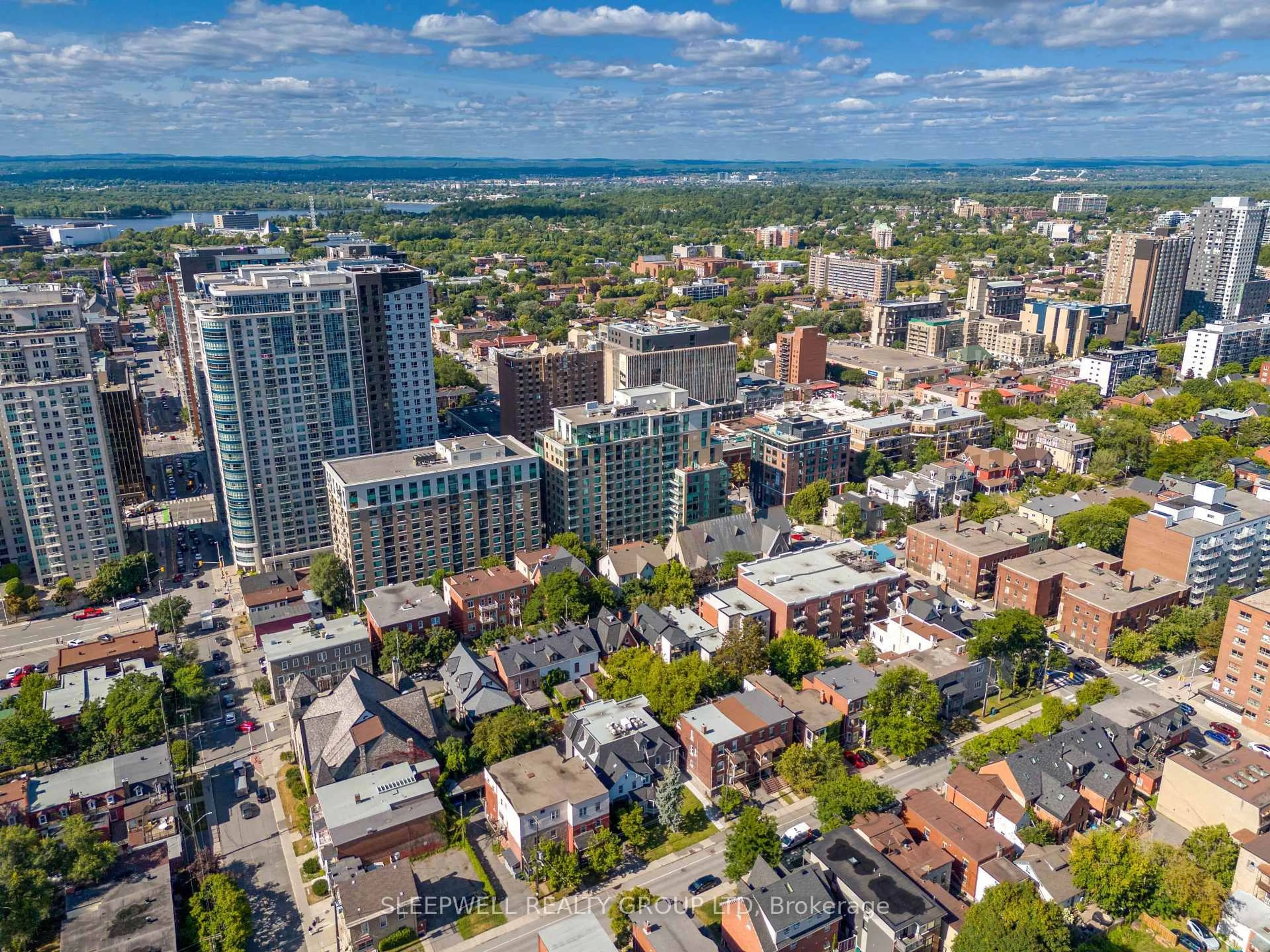 A pic from outside/outdoor area/front of a property/back of a property/a pic from drone, city buildings view from balcony for 238 Besserer St #1212, Ottawa Ontario K1N 6B1