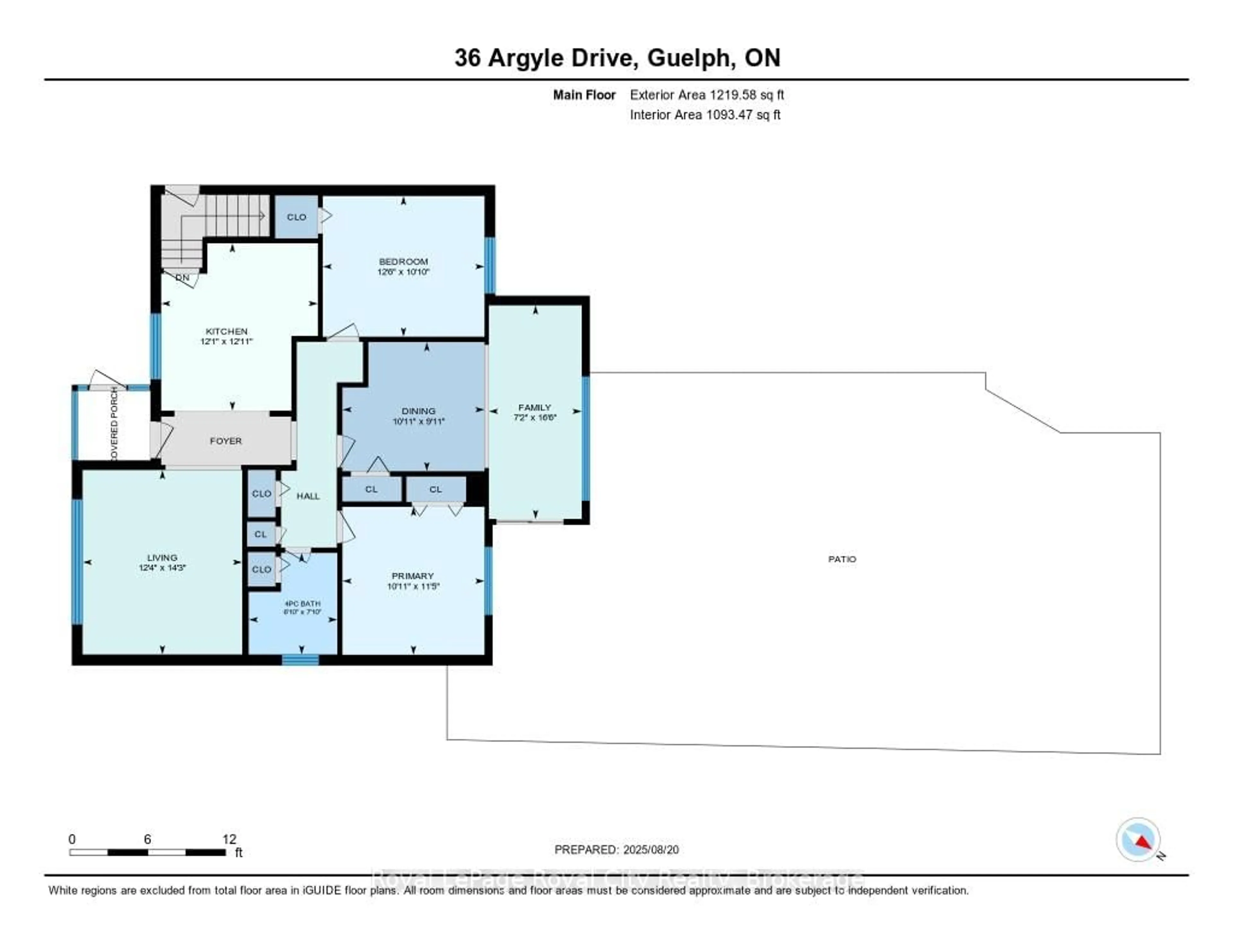 Floor plan for 36 Argyle Dr, Guelph Ontario N1G 2P2