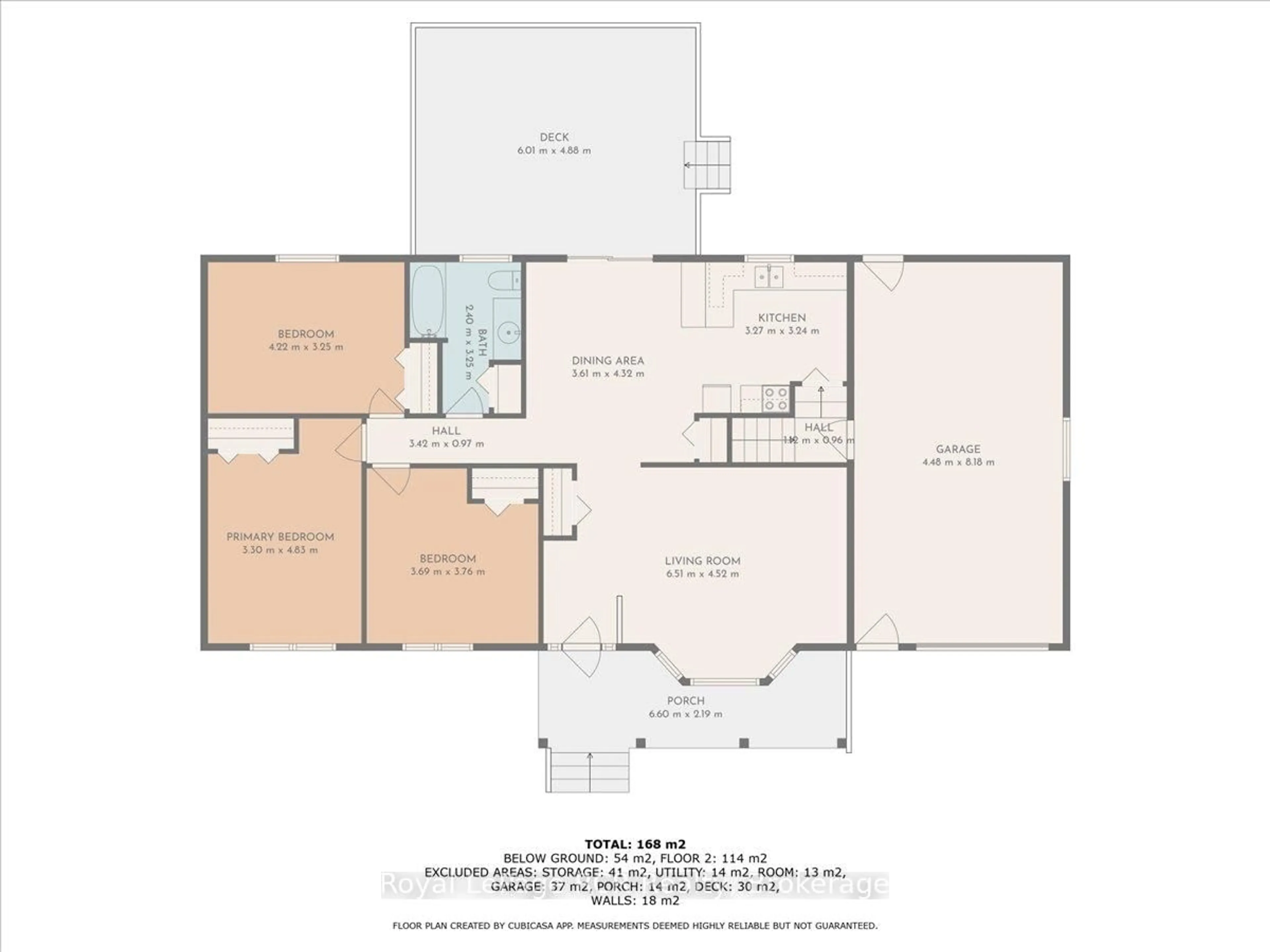Floor plan for 29 2nd Street Cres, Hanover Ontario N4N 3R3
