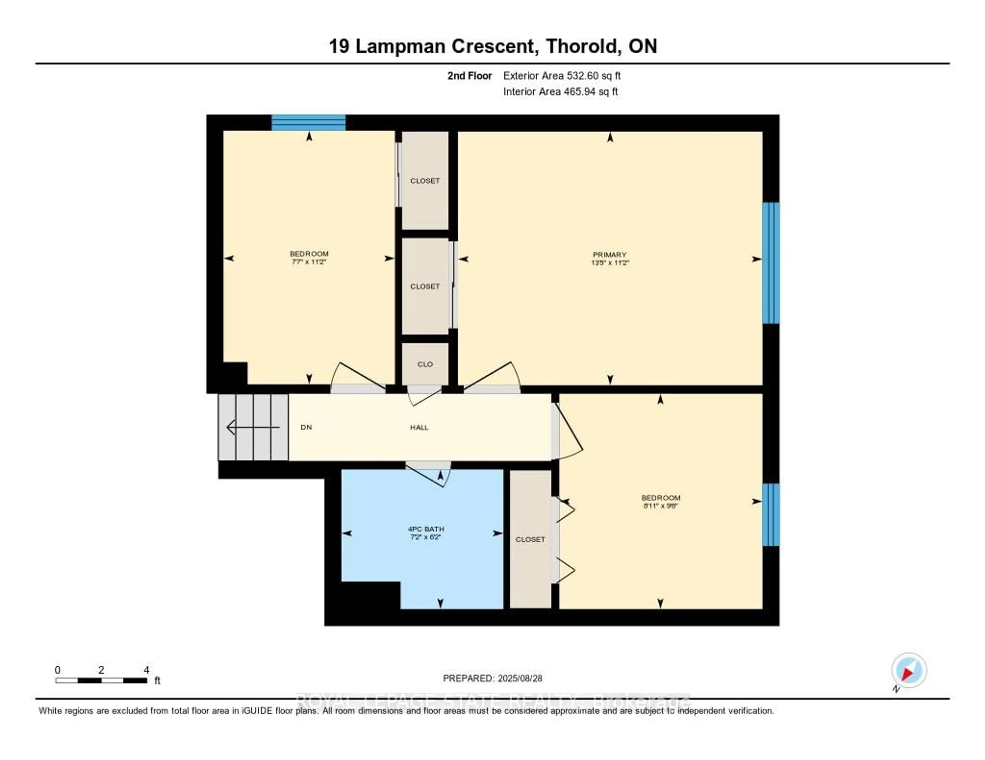 Floor plan for 19 Lampman Cres, Thorold Ontario L2V 4K6