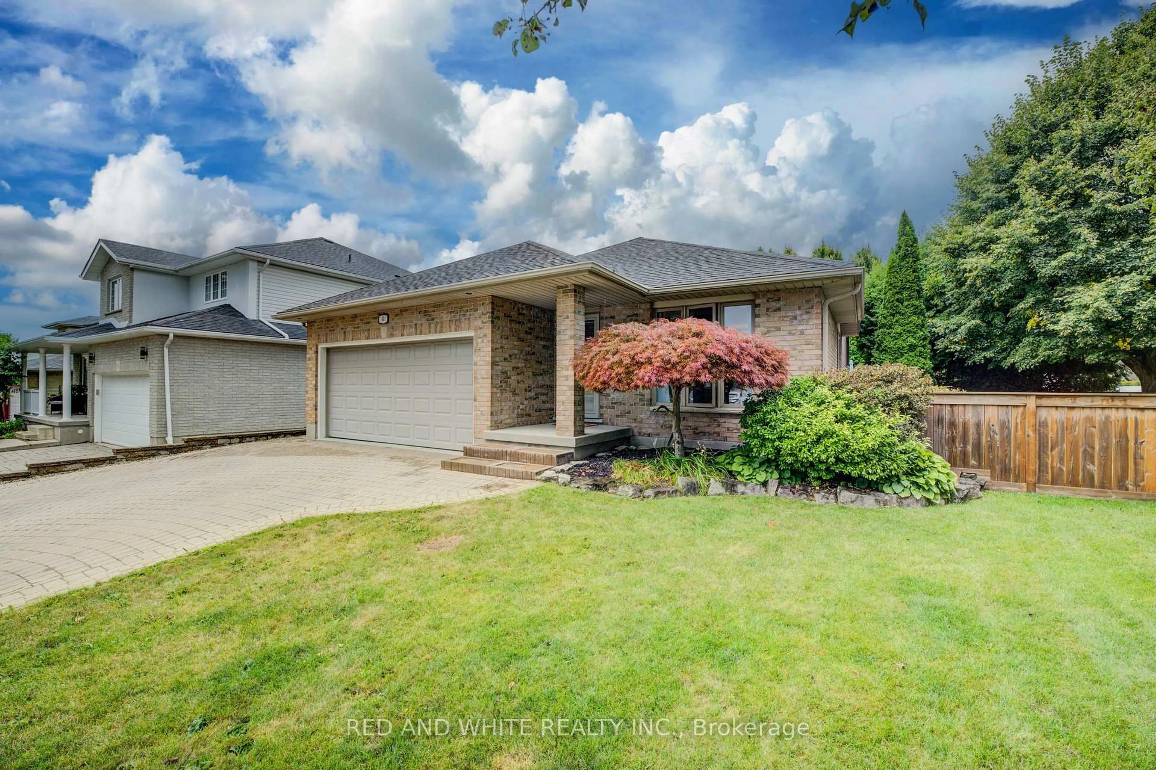 Home with brick exterior material, street for 43 Hahn Valley Pl, Cambridge Ontario N1T 1W7