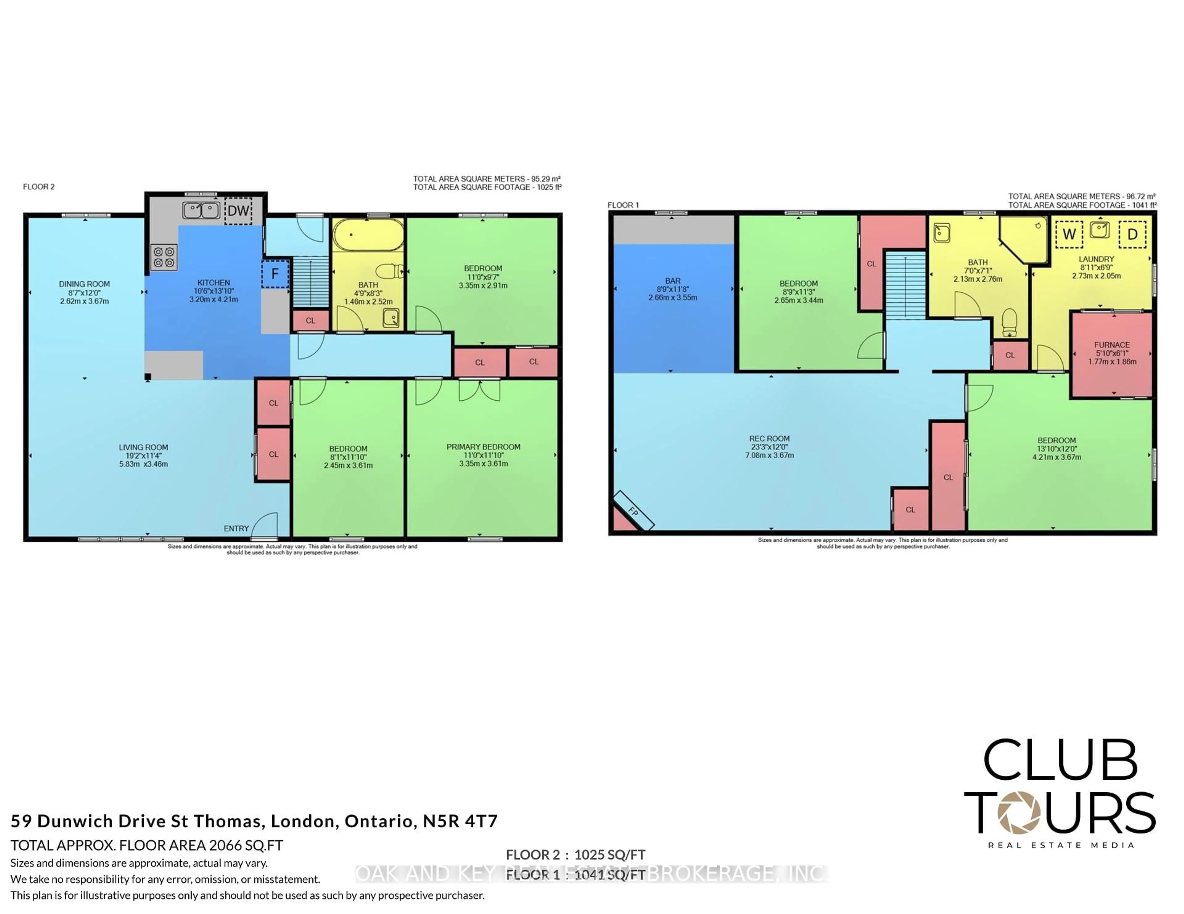 Floor plan for 59 Dunwich Dr, St. Thomas Ontario N5R 4T7