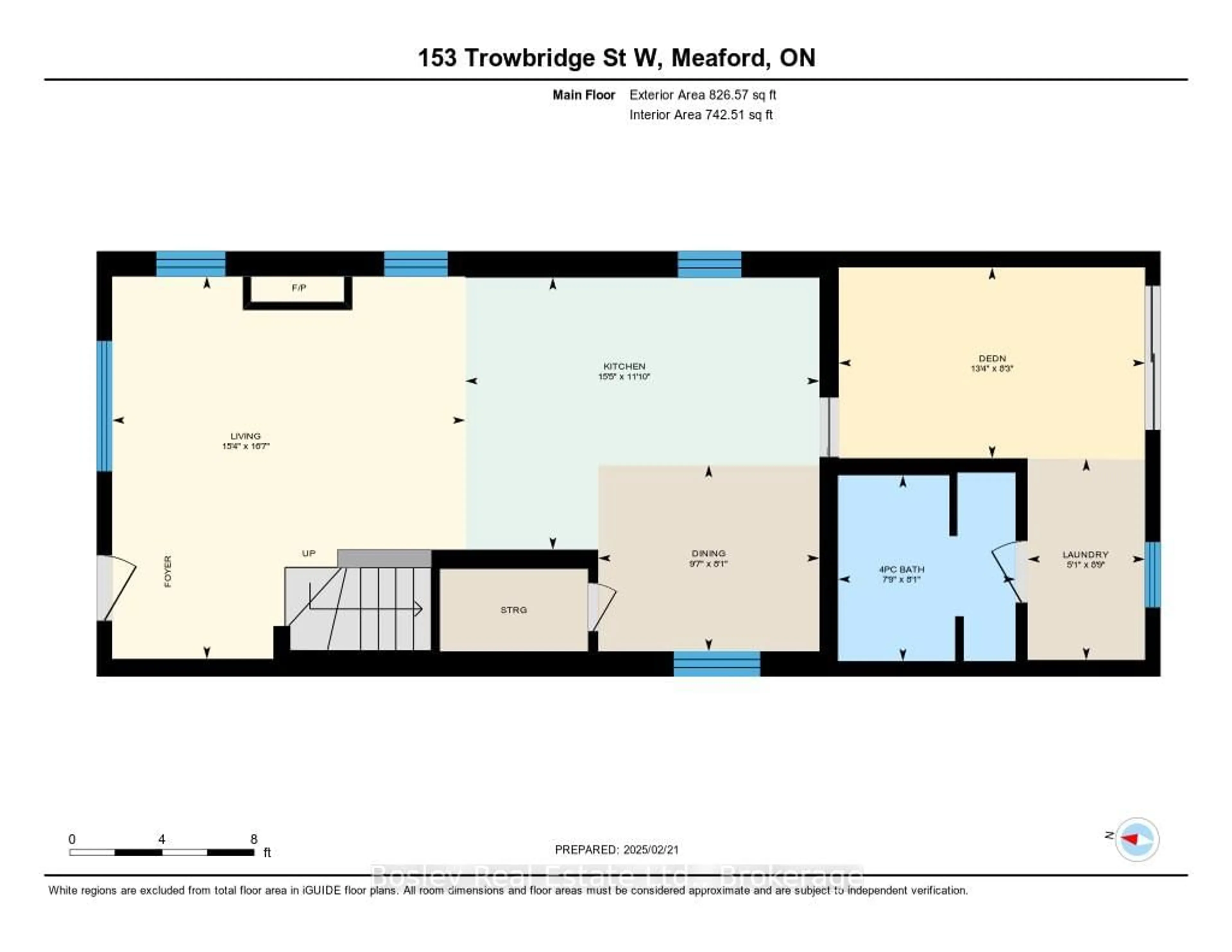Floor plan for 153 Trowbridge St, Meaford Ontario N4L 1G3
