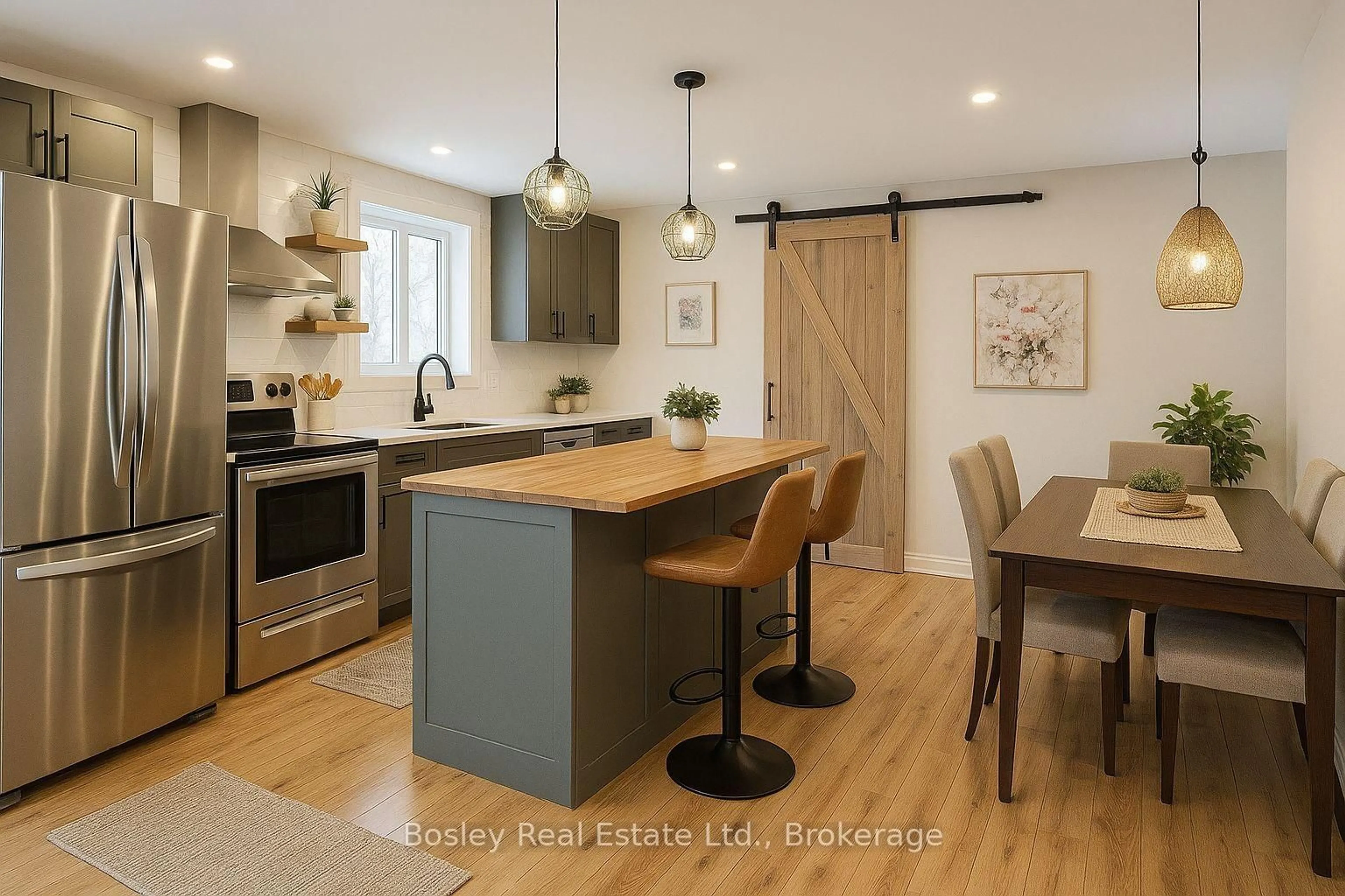 Open concept kitchen, unknown for 153 Trowbridge St, Meaford Ontario N4L 1G3