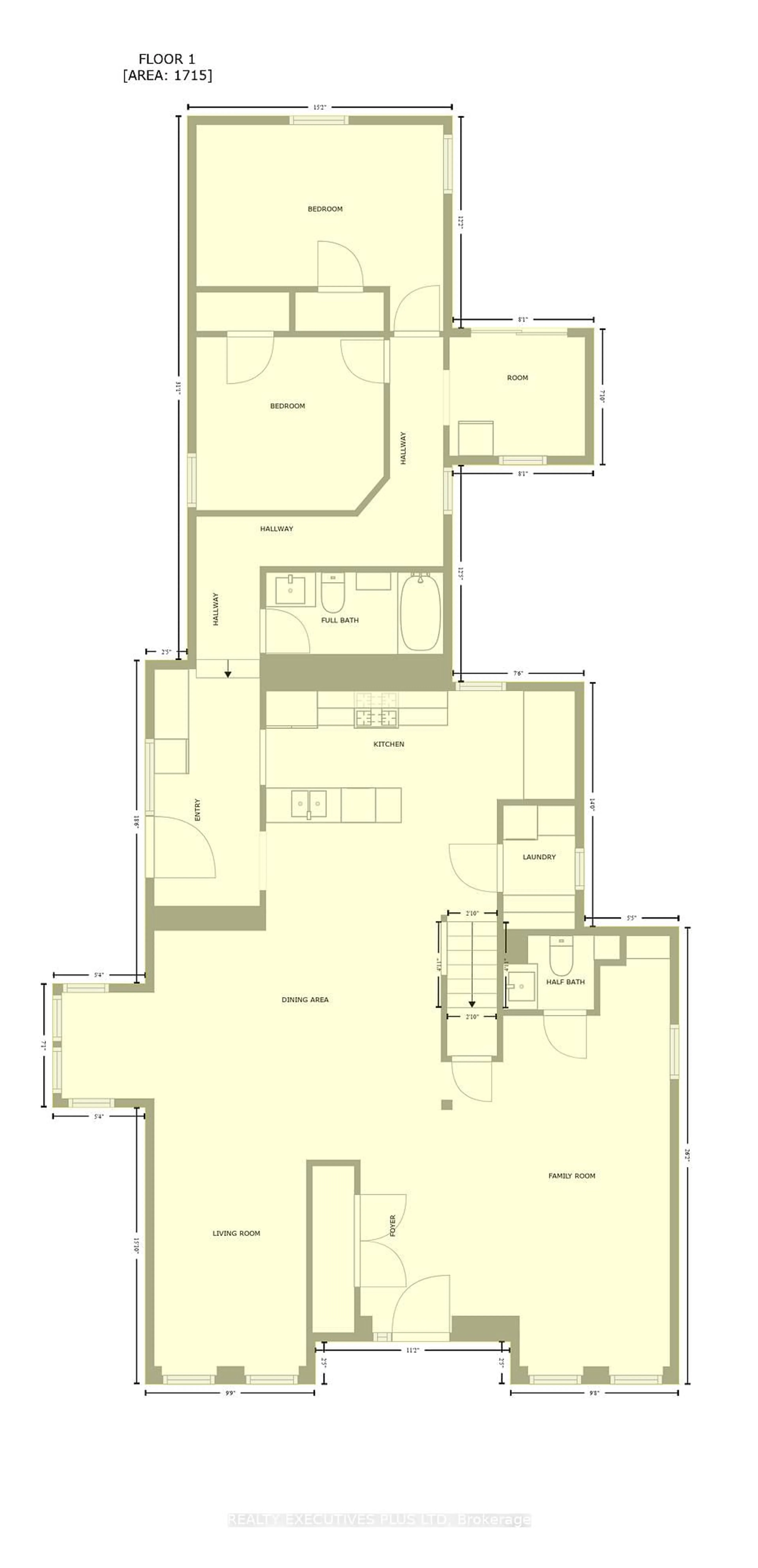 Floor plan for 6 Elgin St, Cambridge Ontario N1R 5G7