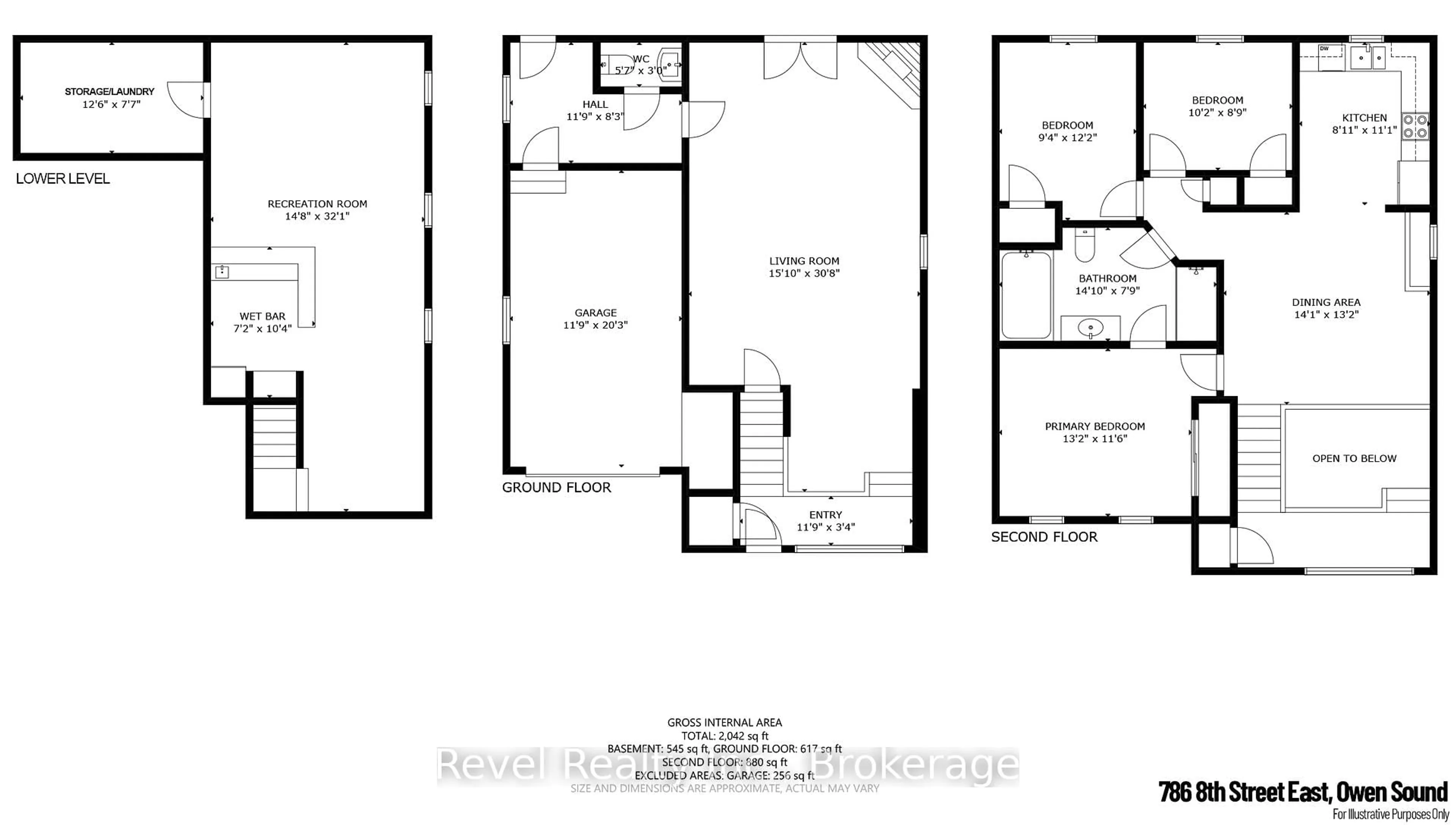 Floor plan for 786 8th St, Owen Sound Ontario N4K 1L9