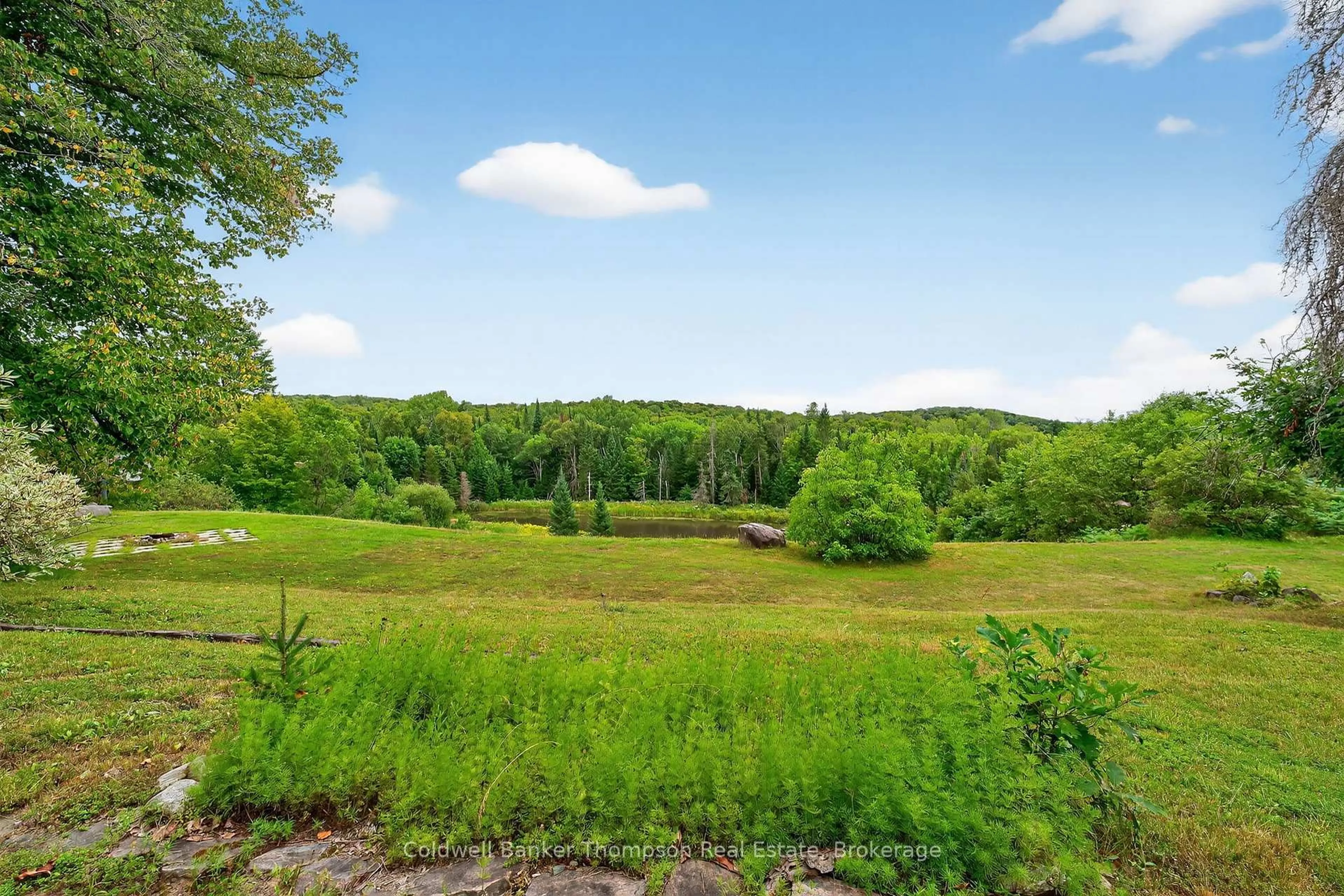 A pic from outside/outdoor area/front of a property/back of a property/a pic from drone, forest/trees view for 1078 So-Ho Mish Rd, Perry Ontario P0A 0A4