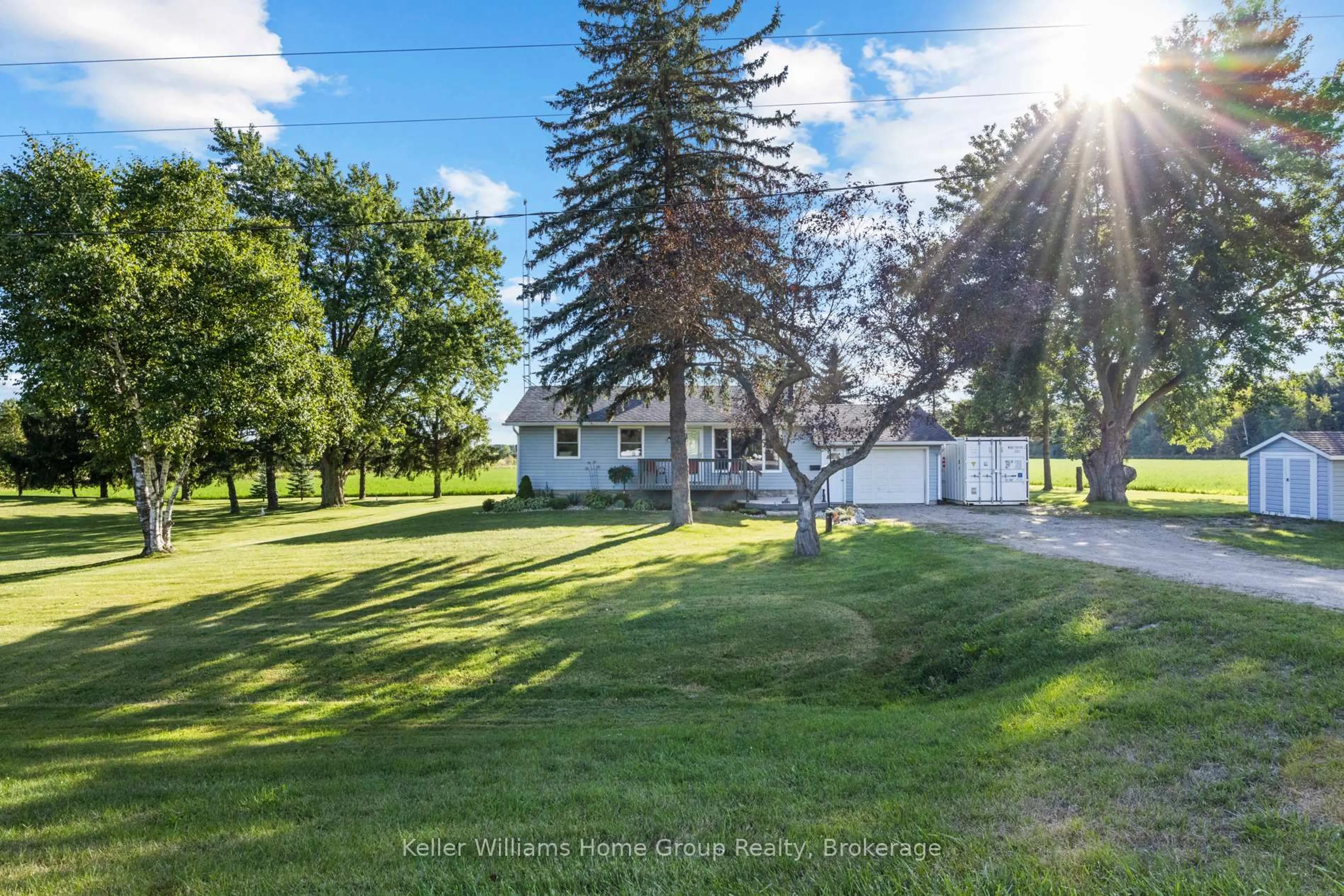 A pic from outside/outdoor area/front of a property/back of a property/a pic from drone, unknown for 6994 Hwy 6, Centre Wellington Ontario N1M 2W3