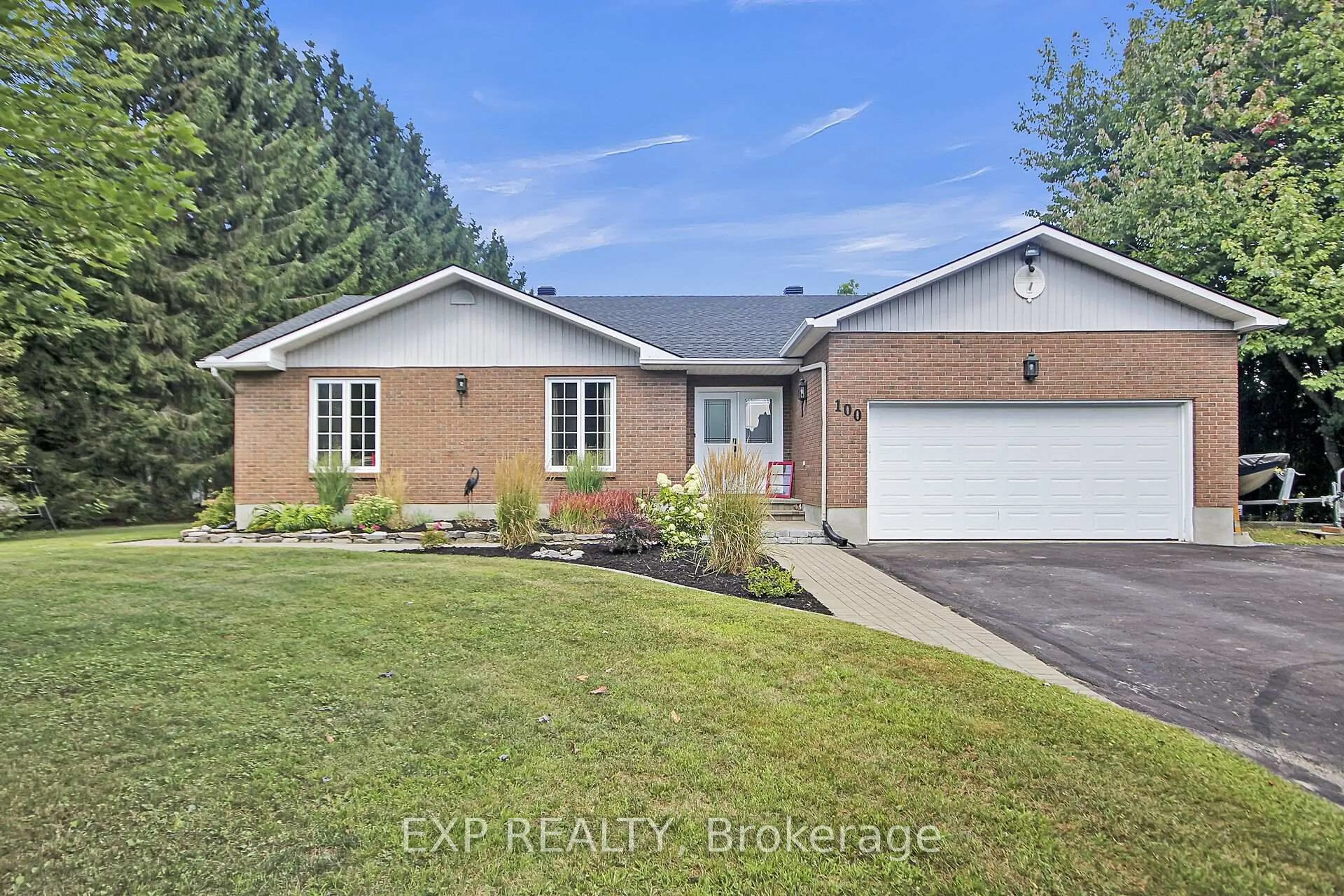 Home with brick exterior material, street for 100 Des Pins St, Russell Ontario K4R 1C5