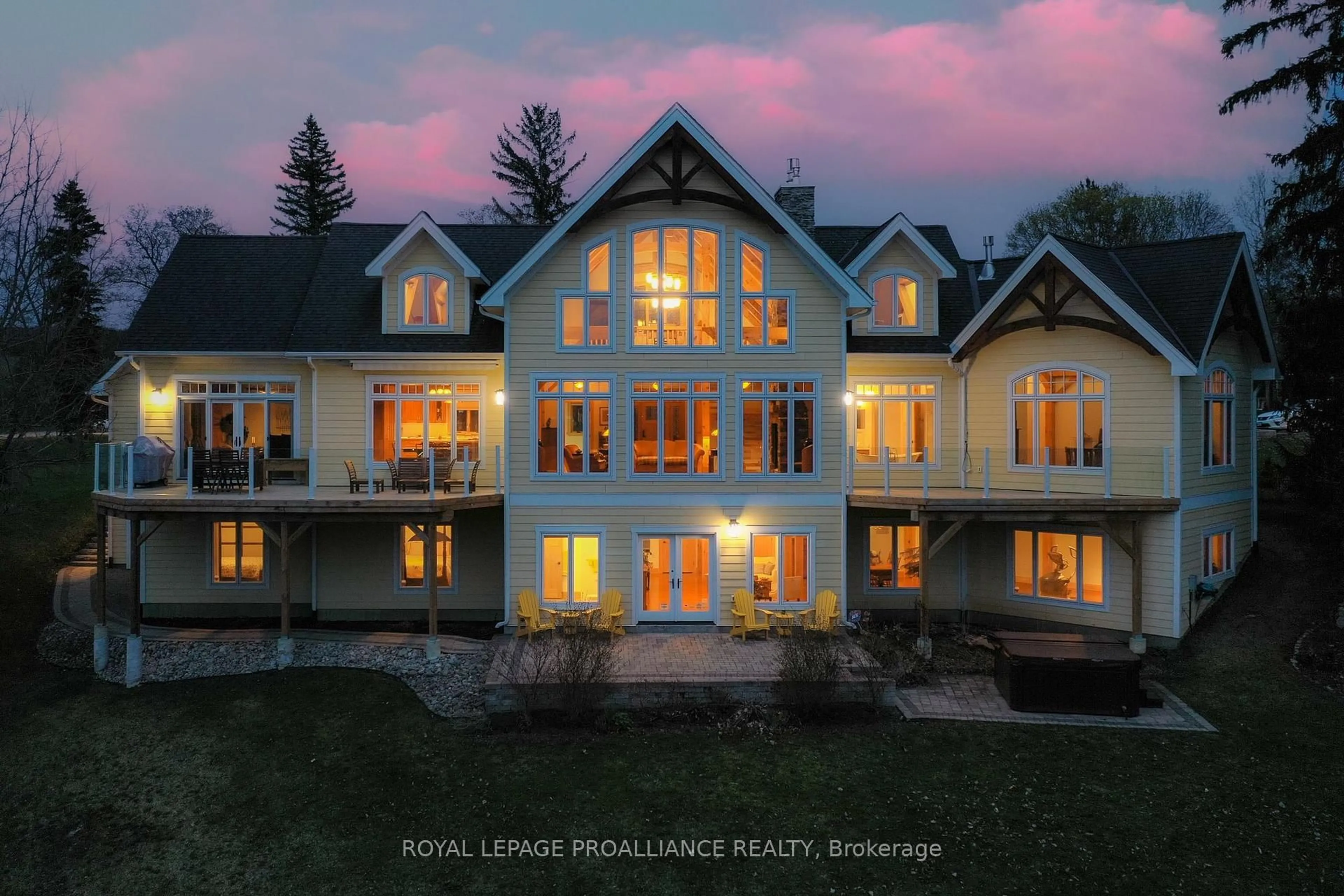 A pic from outside/outdoor area/front of a property/back of a property/a pic from drone, unknown for 12698 Loyalist Pkwy, Prince Edward County Ontario K0K 2T0