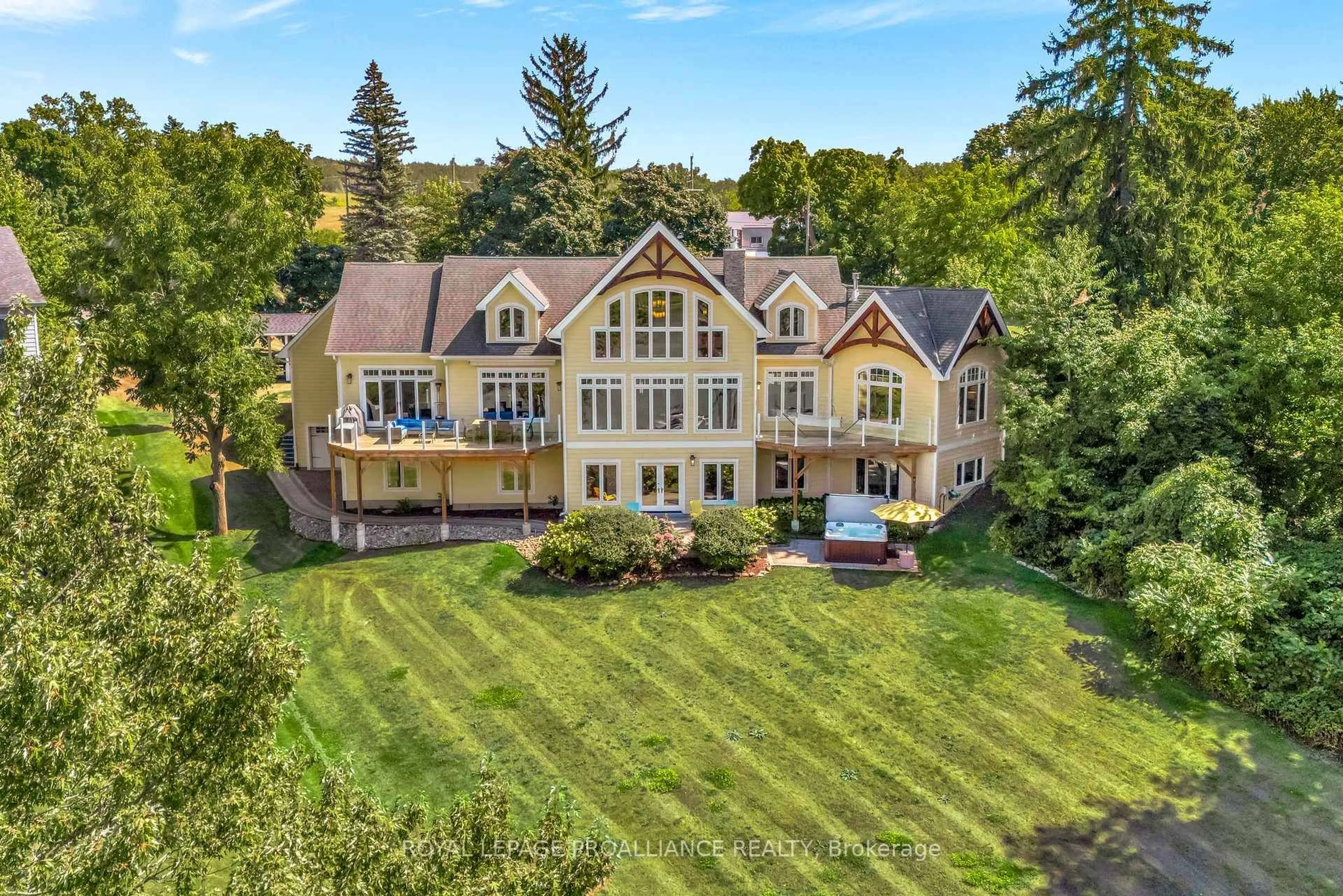 A pic from outside/outdoor area/front of a property/back of a property/a pic from drone, unknown for 12698 Loyalist Pkwy, Prince Edward County Ontario K0K 2T0