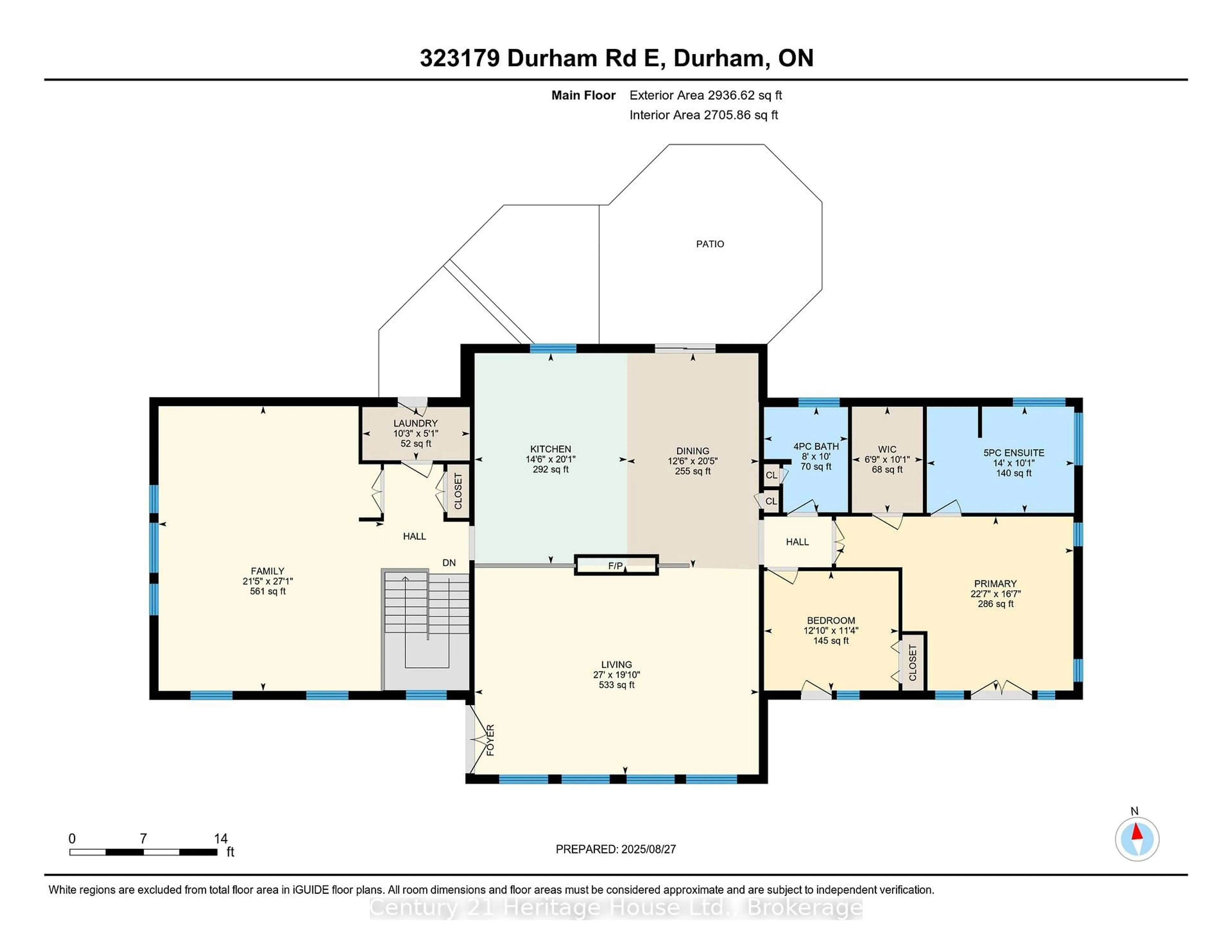 Floor plan for 323179 Durham Rd, West Grey Ontario N0G 1R0