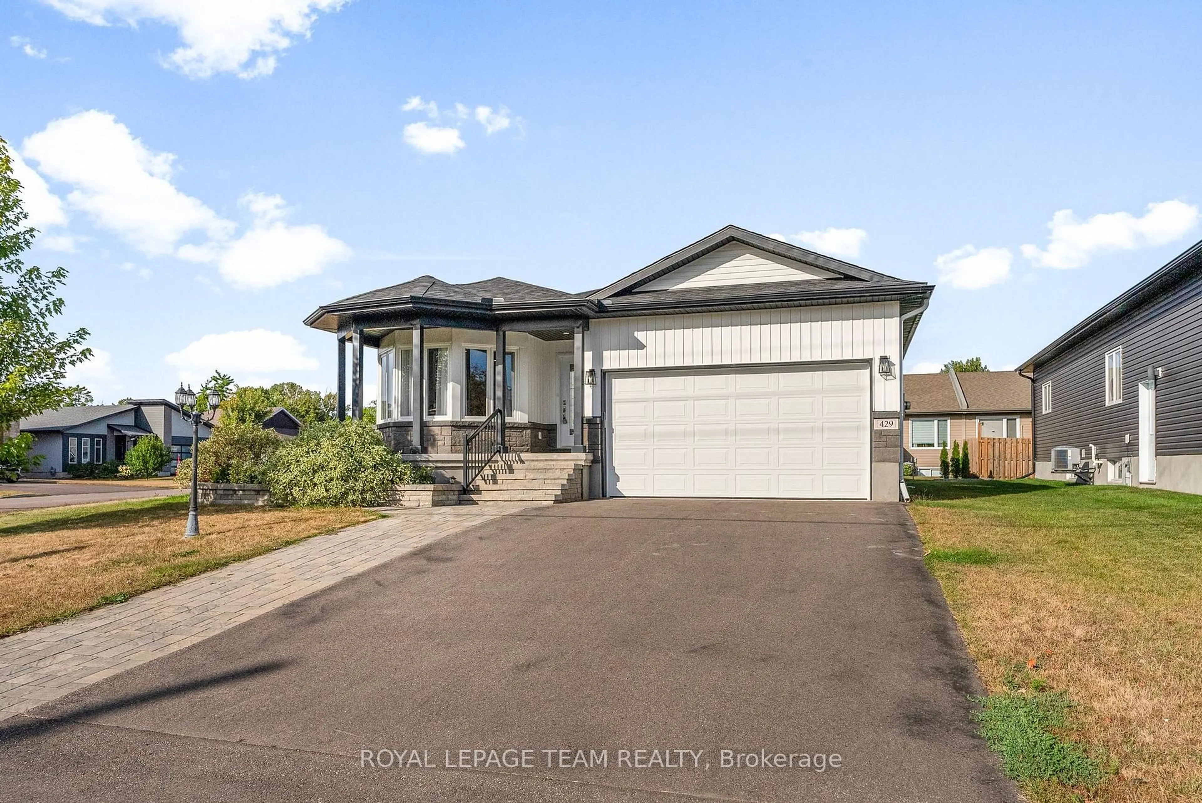 Home with vinyl exterior material, street for 429 Gillan Rd, Renfrew Ontario K7V 0B1