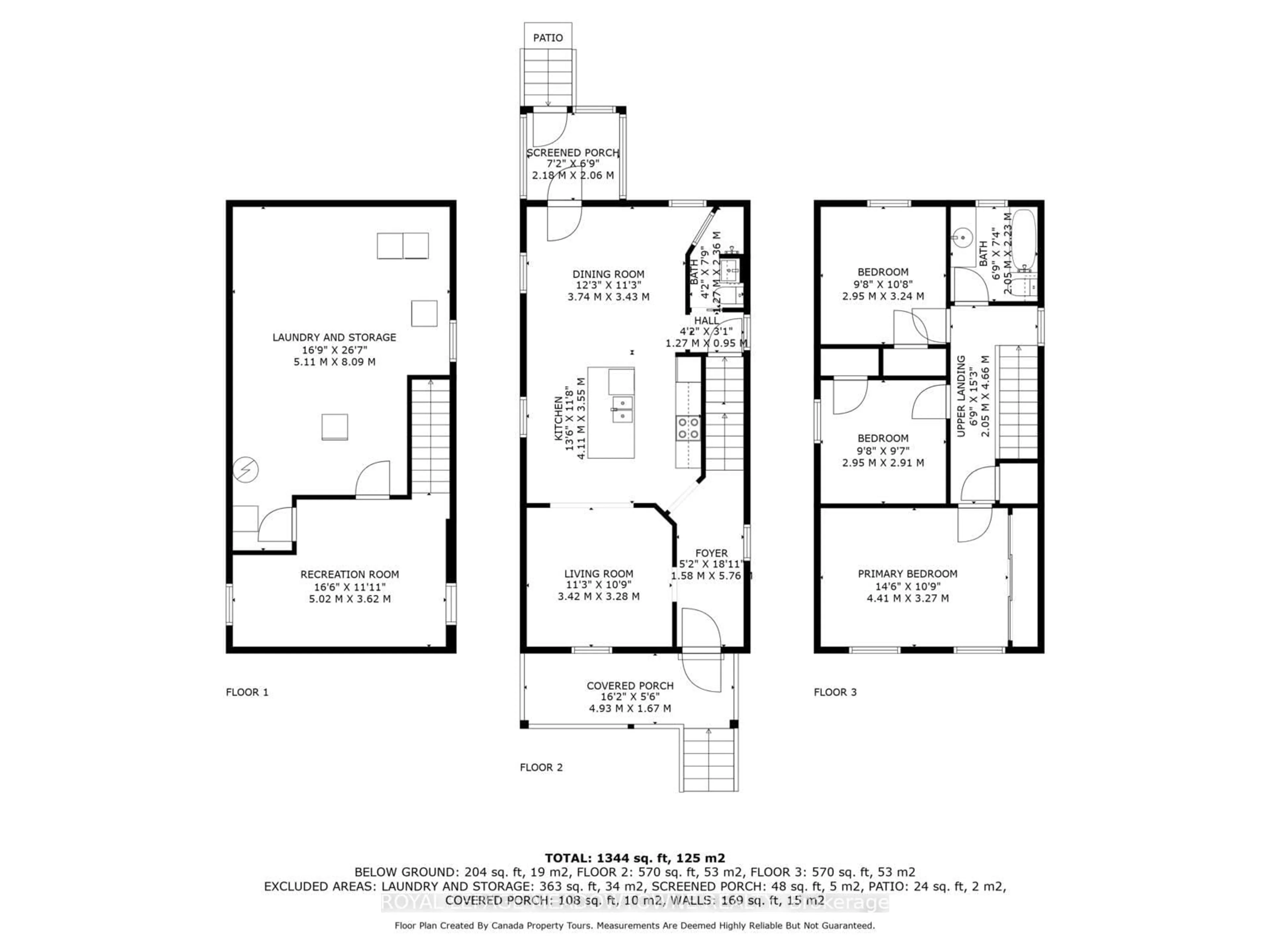 Floor plan for 14 Verney St, Guelph Ontario N1H 1N4