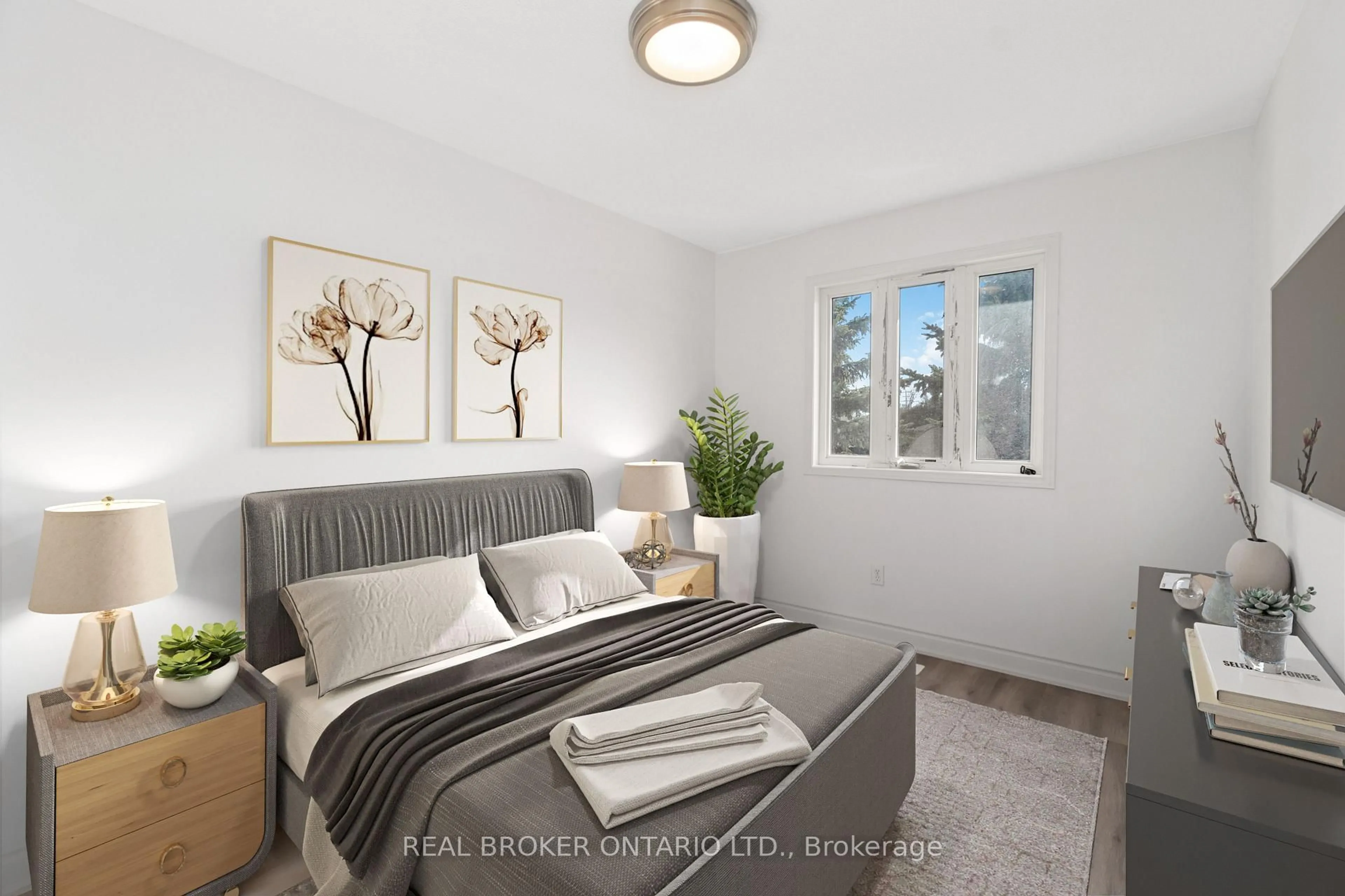 Bedroom with bed, unknown for 3 A Southpark Dr, Ottawa Ontario K1B 3B8