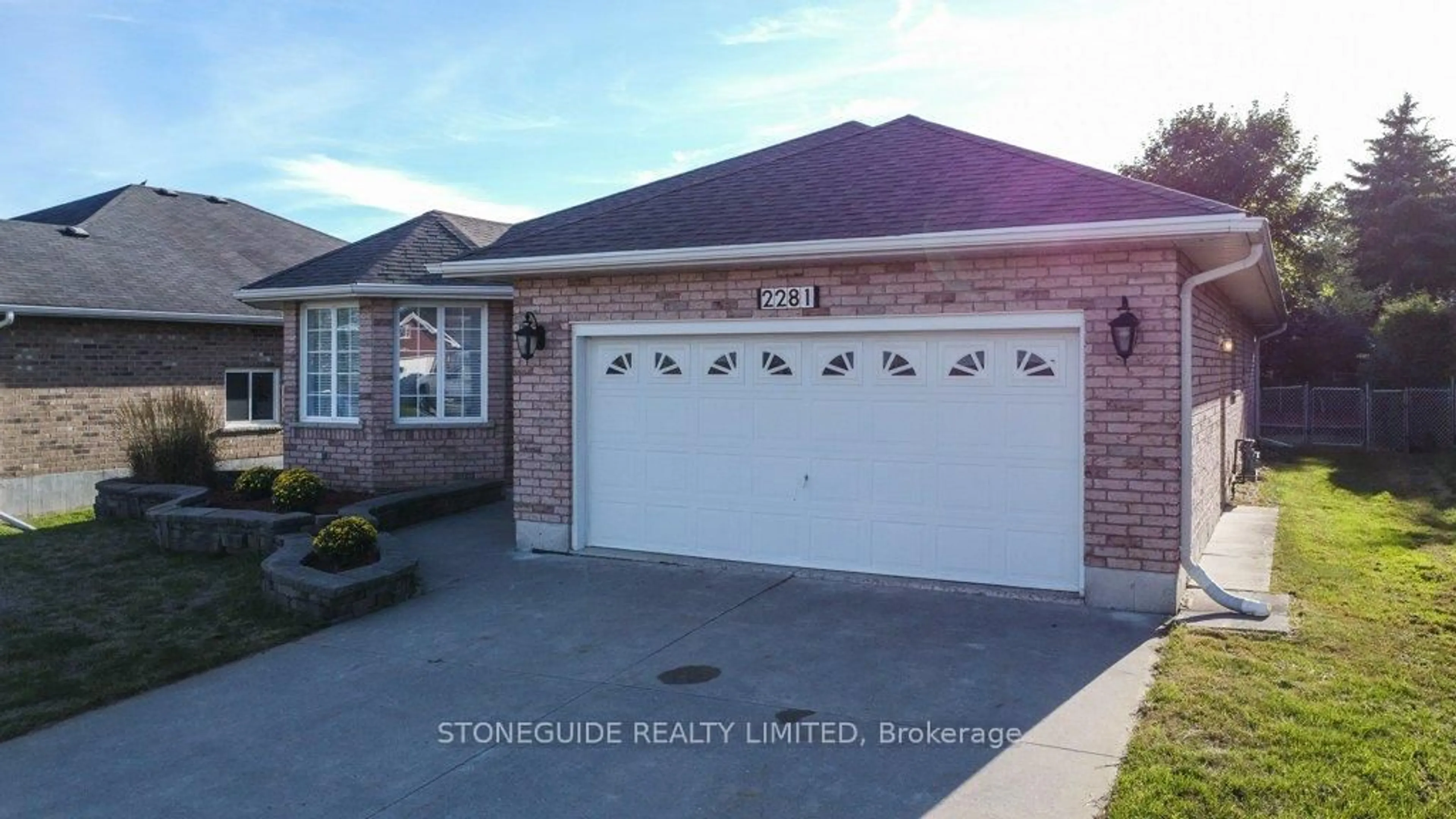 Home with brick exterior material, street for 2281 Wintergreen Tr, Peterborough Ontario K9K 2M6