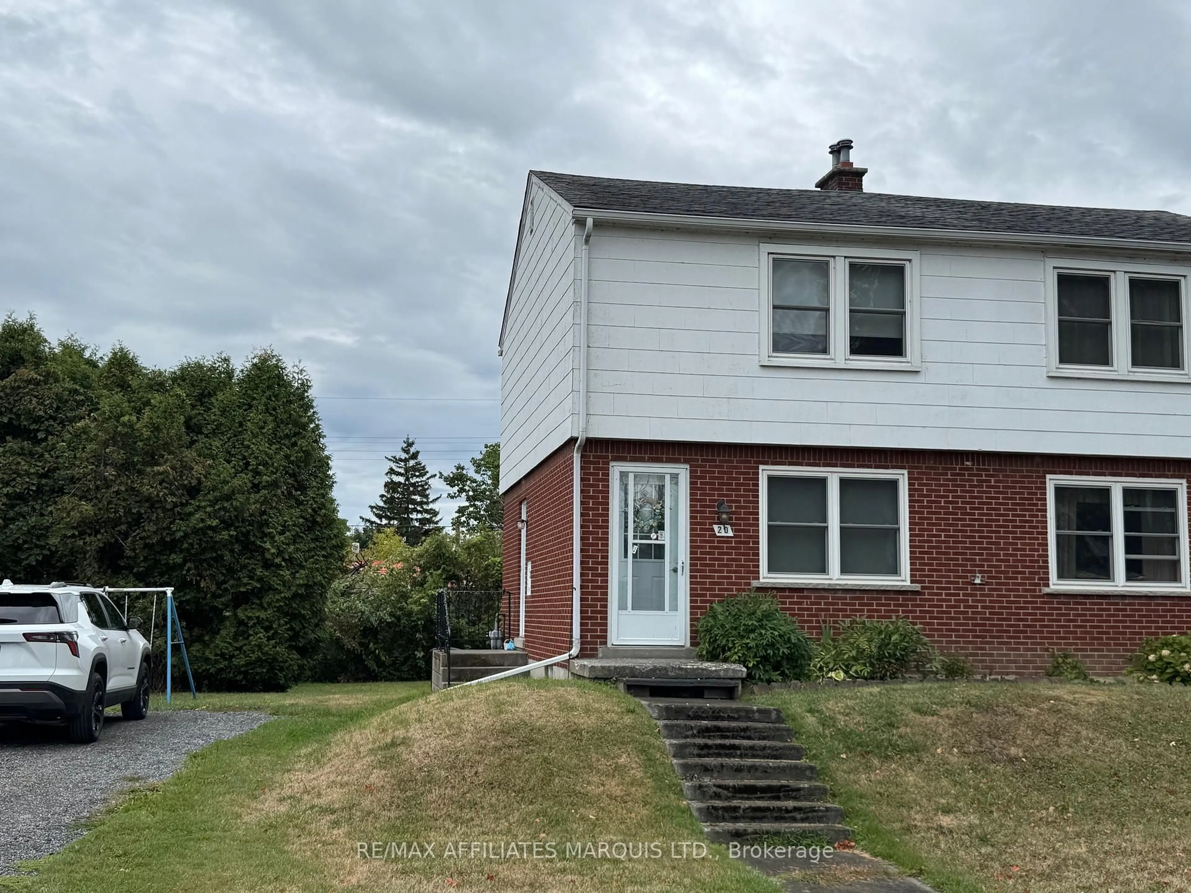 A pic from outside/outdoor area/front of a property/back of a property/a pic from drone, street for 20 Casselman Rd, South Dundas Ontario K0C 1X0