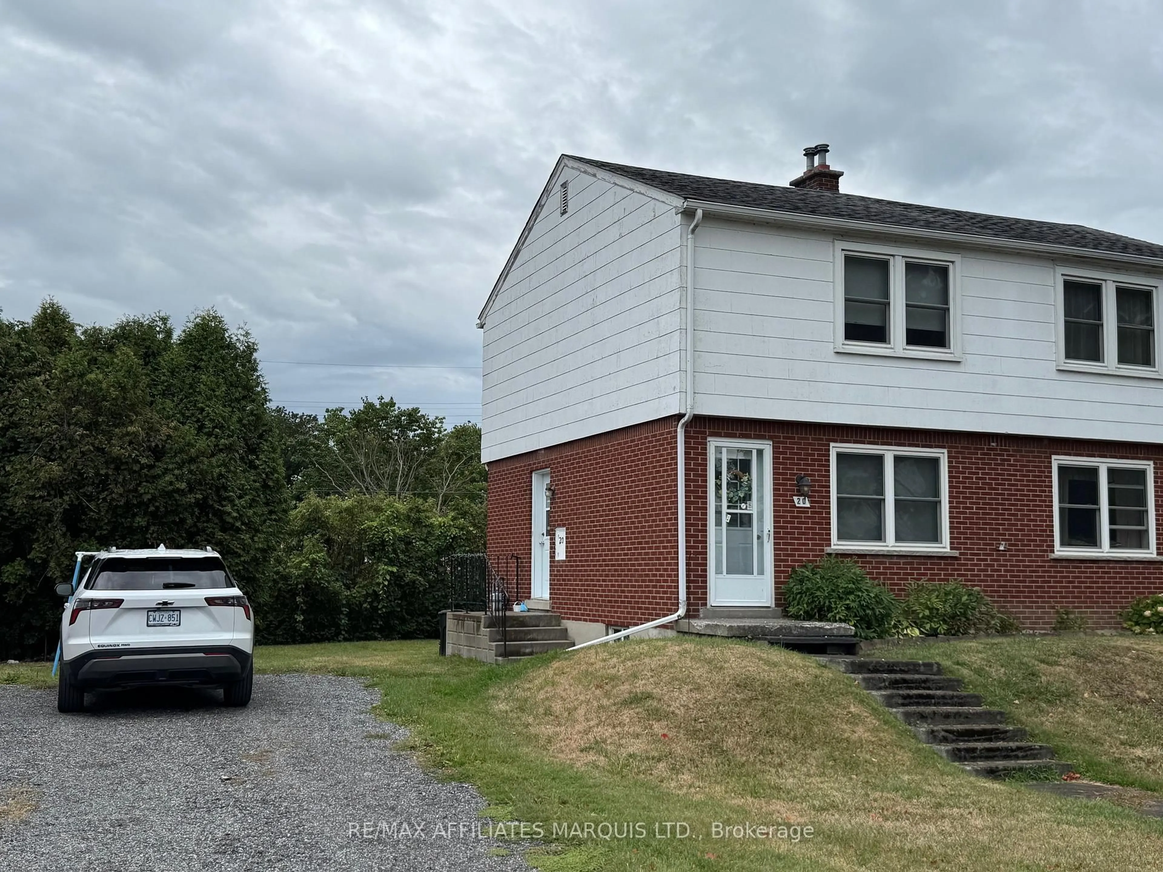 A pic from outside/outdoor area/front of a property/back of a property/a pic from drone, street for 20 Casselman Rd, South Dundas Ontario K0C 1X0
