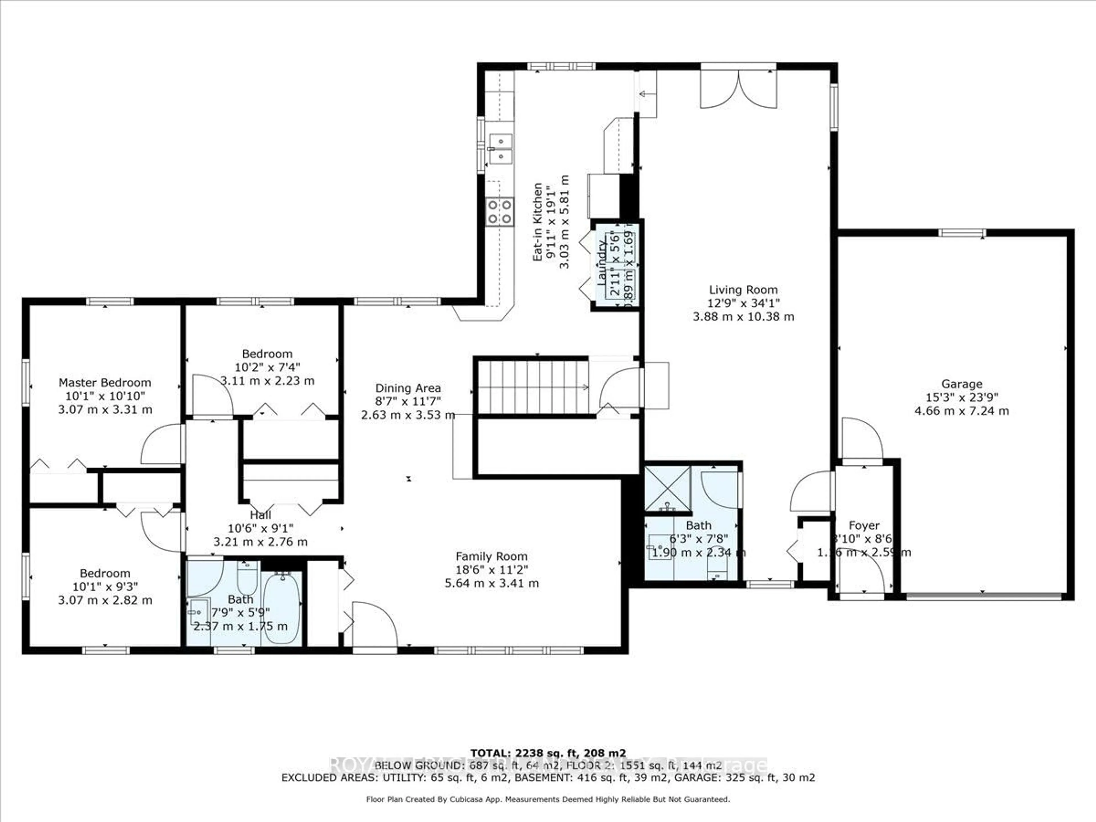 Floor plan for 245 Coad St, Southwest Middlesex Ontario N0L 1M0