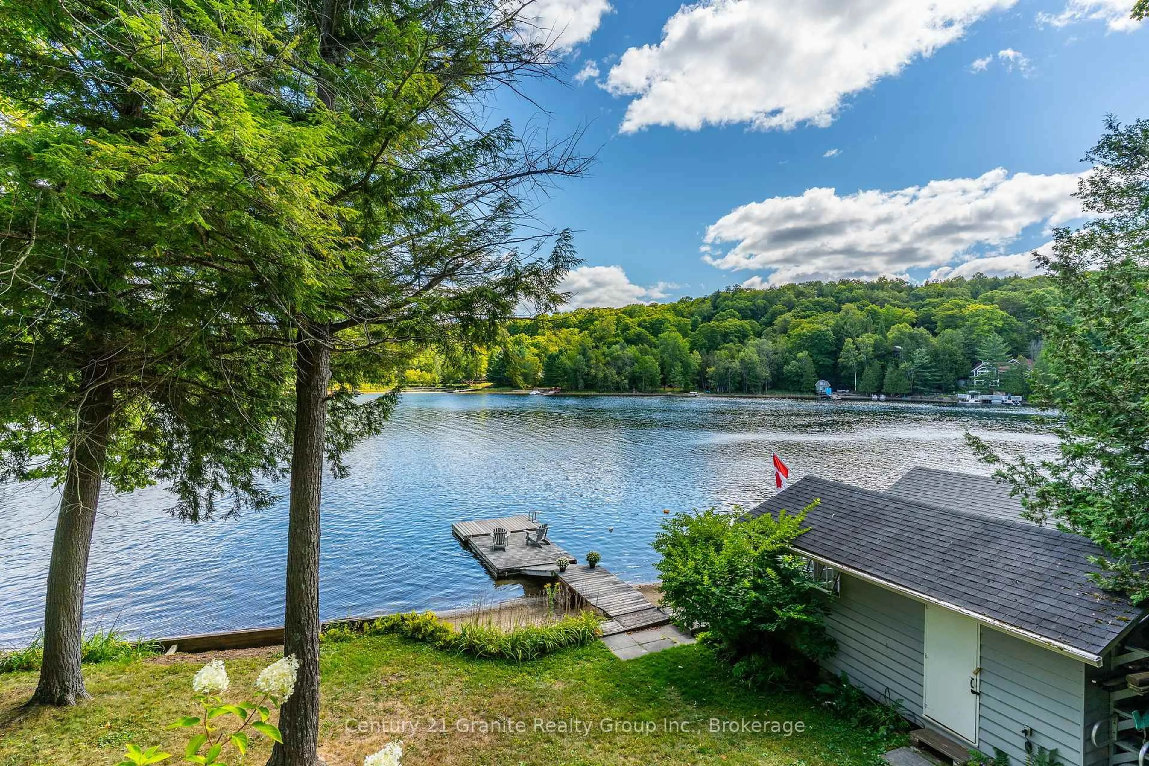 Patio, water/lake/river/ocean view for 1291 Shanahan Tr, Minden Hills Ontario K0M 2K0