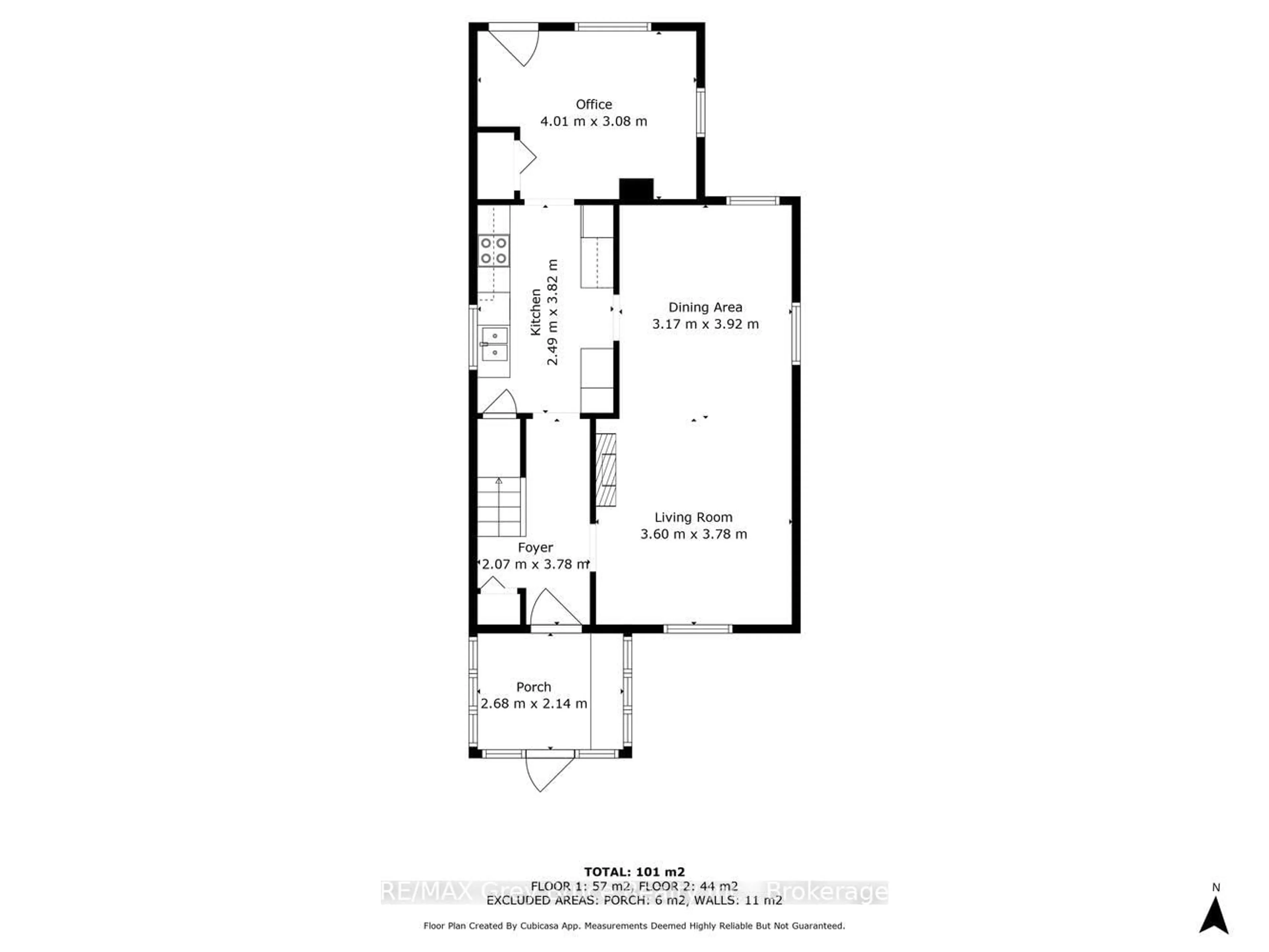 Floor plan for 564 13th A St, Owen Sound Ontario N4K 3X4