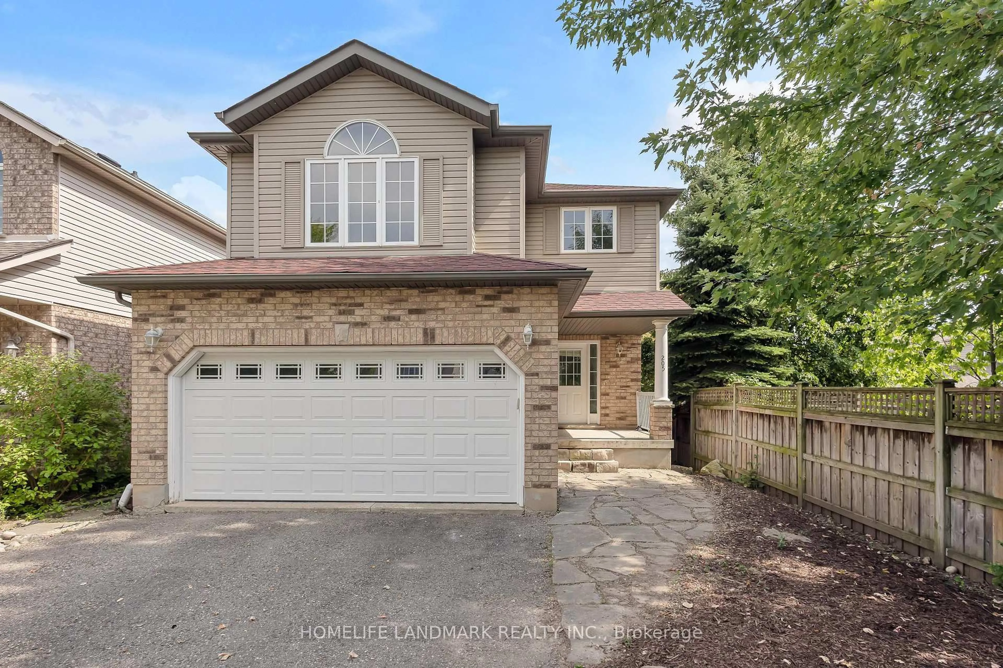 Home with brick exterior material, street for 205 Holbeach Cres, Waterloo Ontario N2J 4Y3