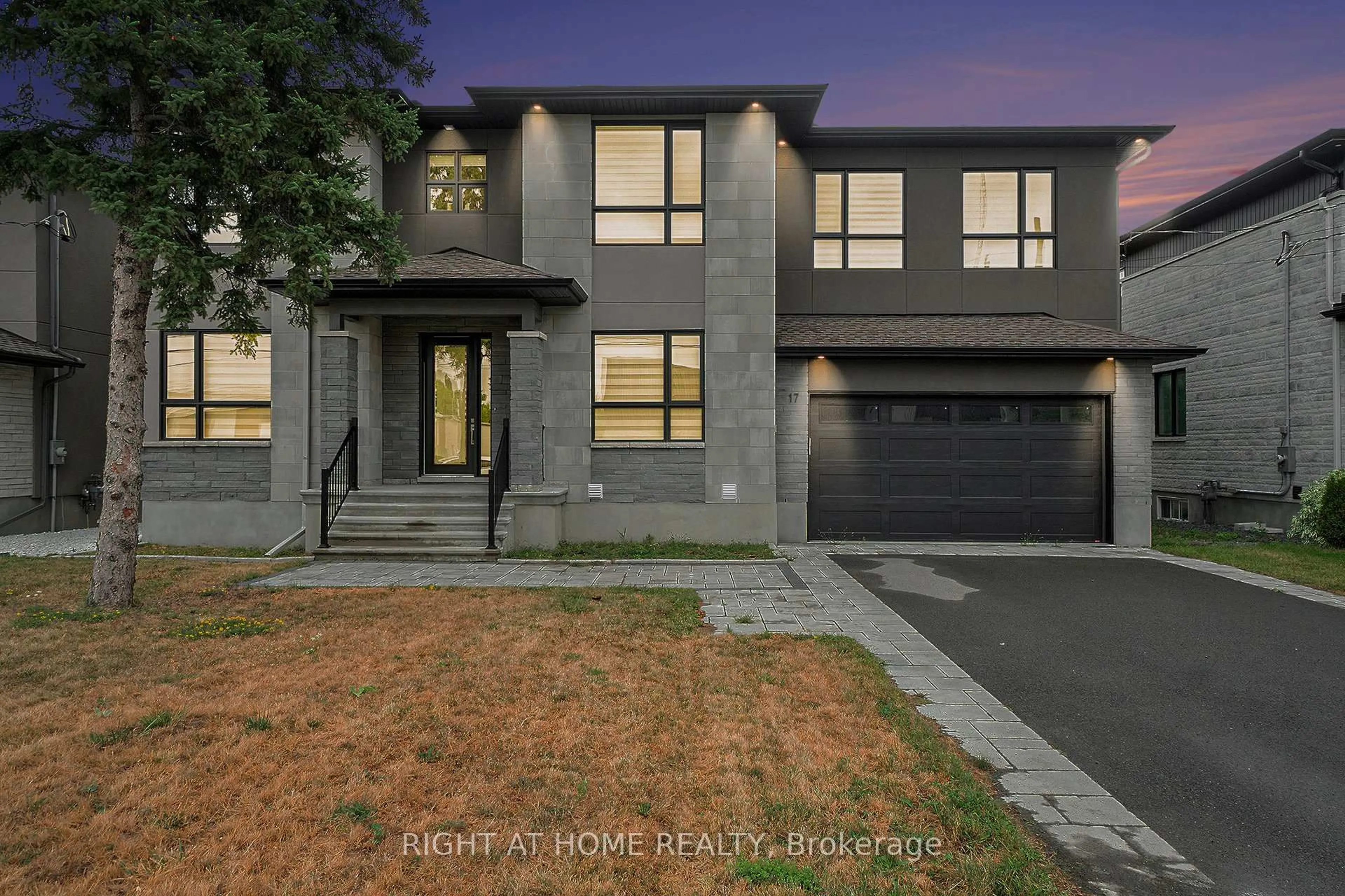 Home with brick exterior material, street for 17 Rideau Heights Dr, Ottawa Ontario K2E 7A7