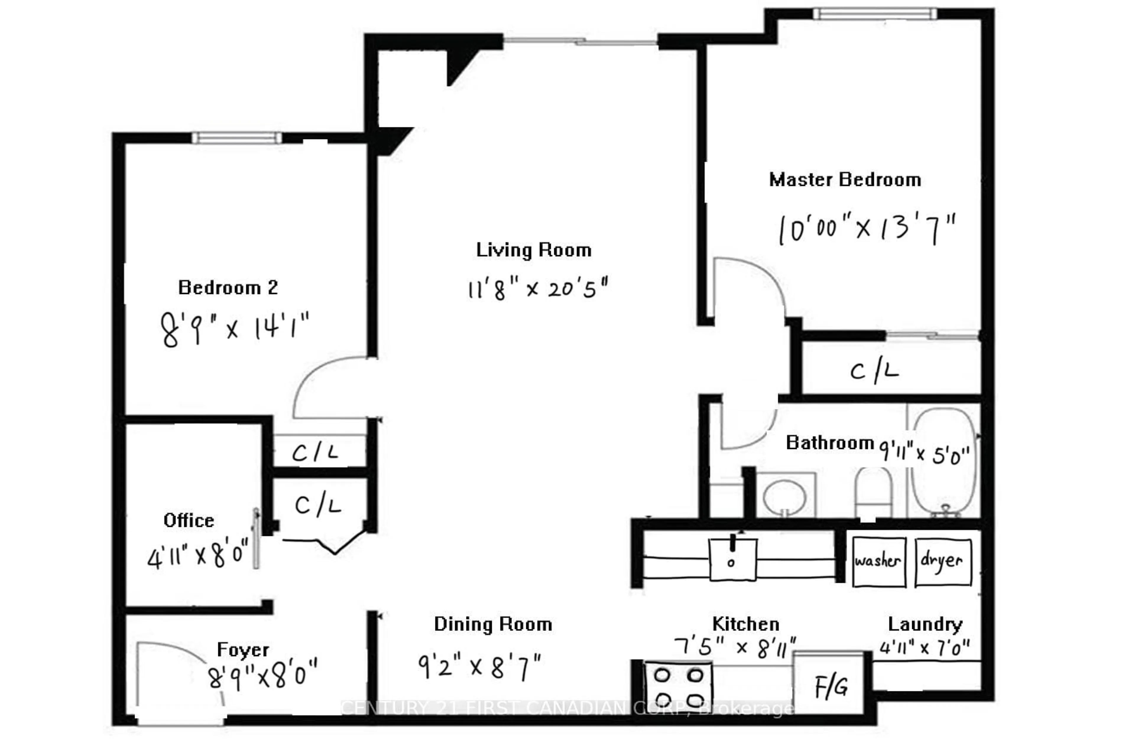 Floor plan for 1096 JALNA Blvd #119, London South Ontario N6E 3B8