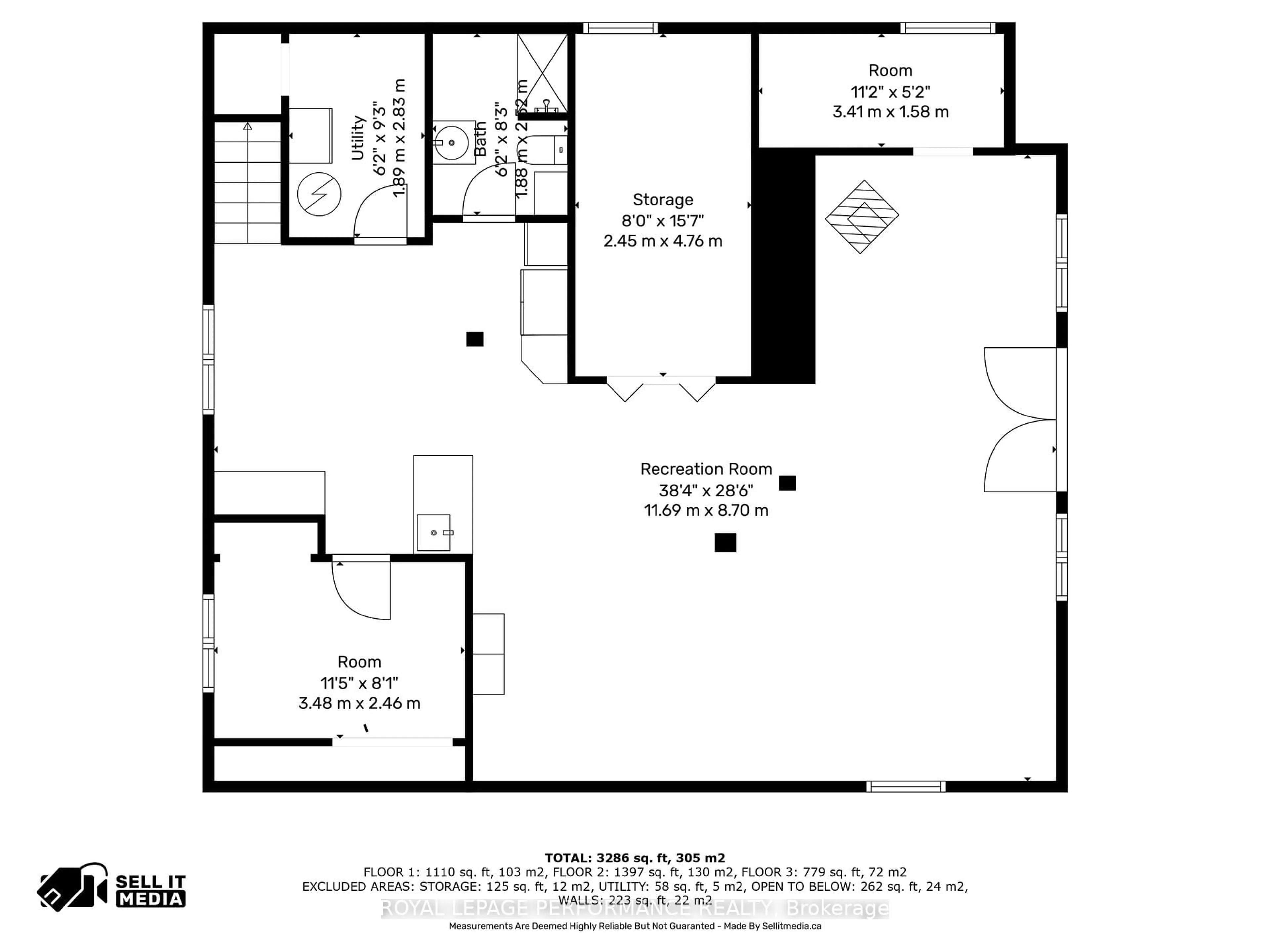 Floor plan for 1335 Conc 1 Alfred Rd, Alfred and Plantagenet Ontario K0B 1J0